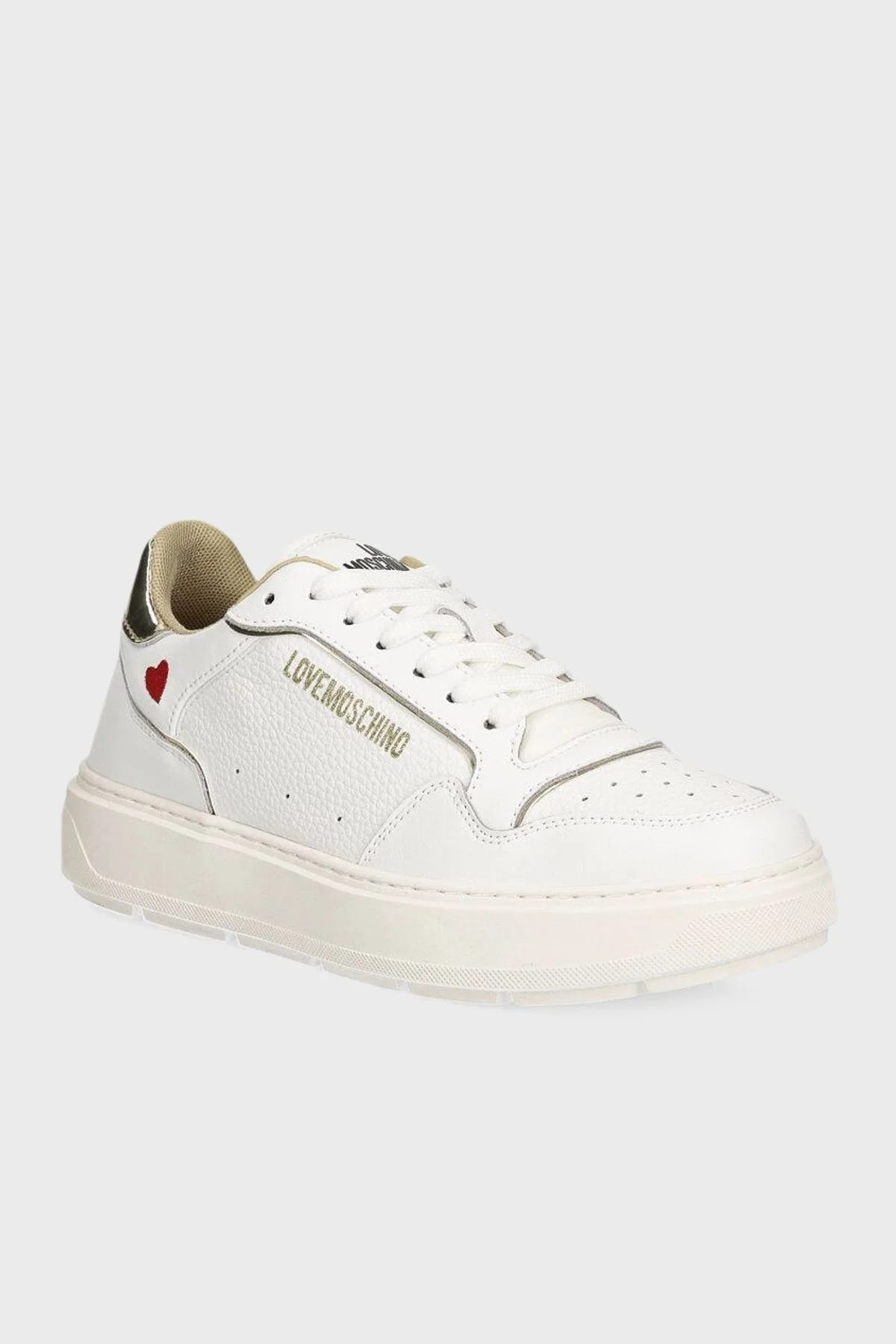 Love Moschino Logolu Kalın Taban Sneaker Bayan Ayakkabı JA15144G1LJC210A BEYAZ - 3