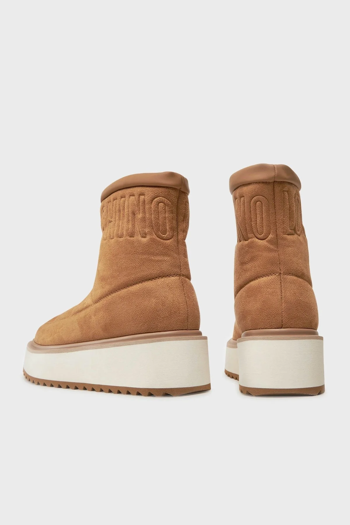 Love Moschino Logolu Kalın Tabanlı Bayan Bot JA24266I0LJAW208 TABA - 4