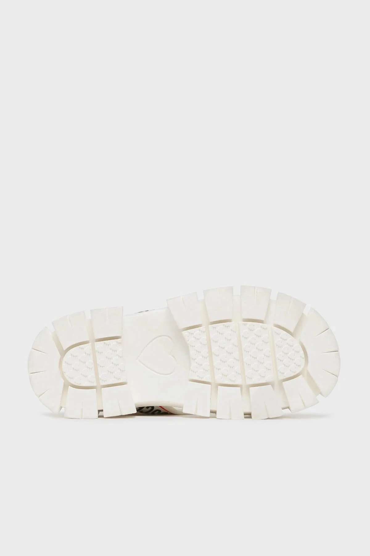 Love Moschino Logolu Kalın Tabanlı Bayan Sandalet JA16186G0GIX210A BEYAZ-PEMBE - 5