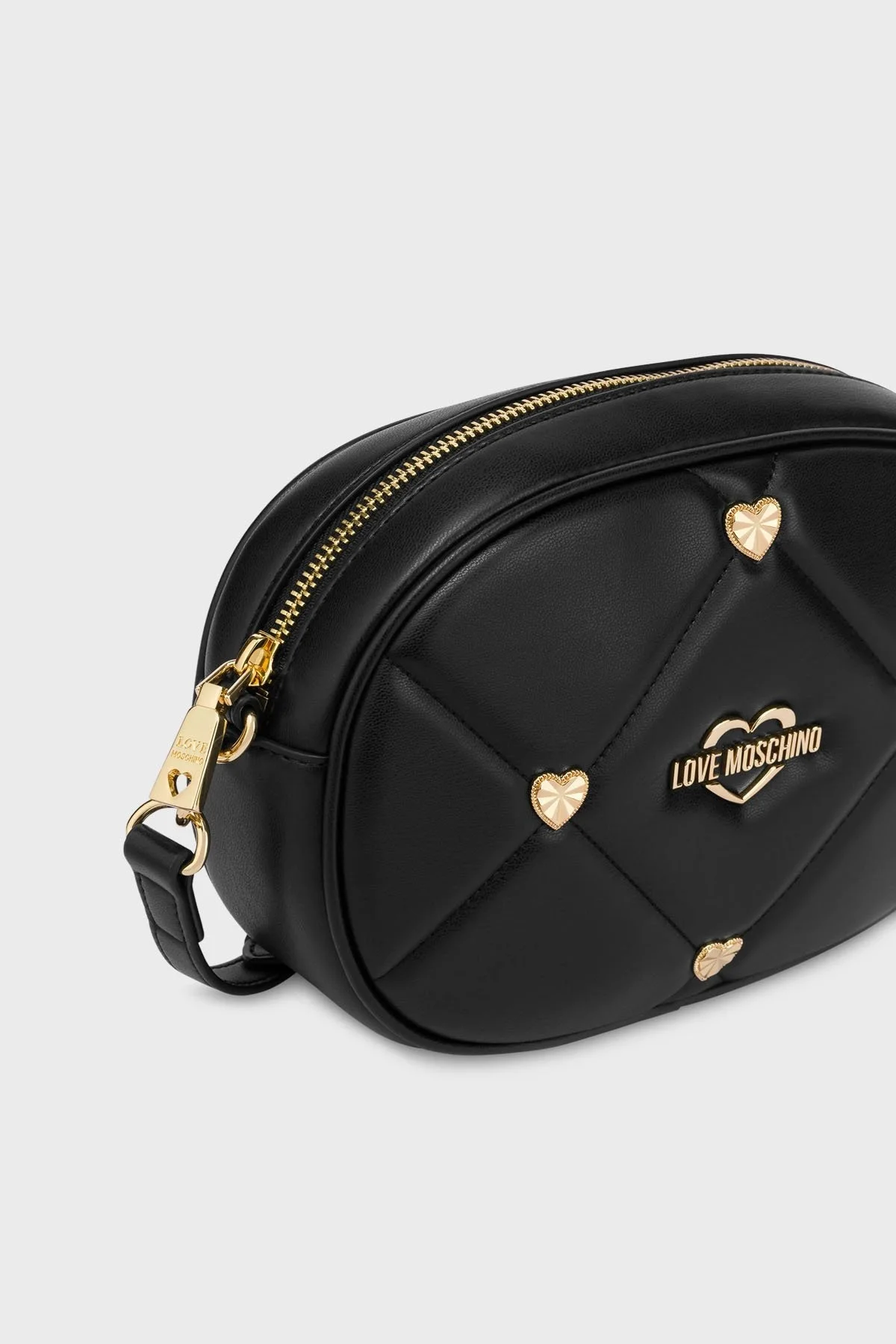 Love Moschino Logolu Kapitone Bayan Çanta JC4085PP1GLZ0000 SİYAH - 4