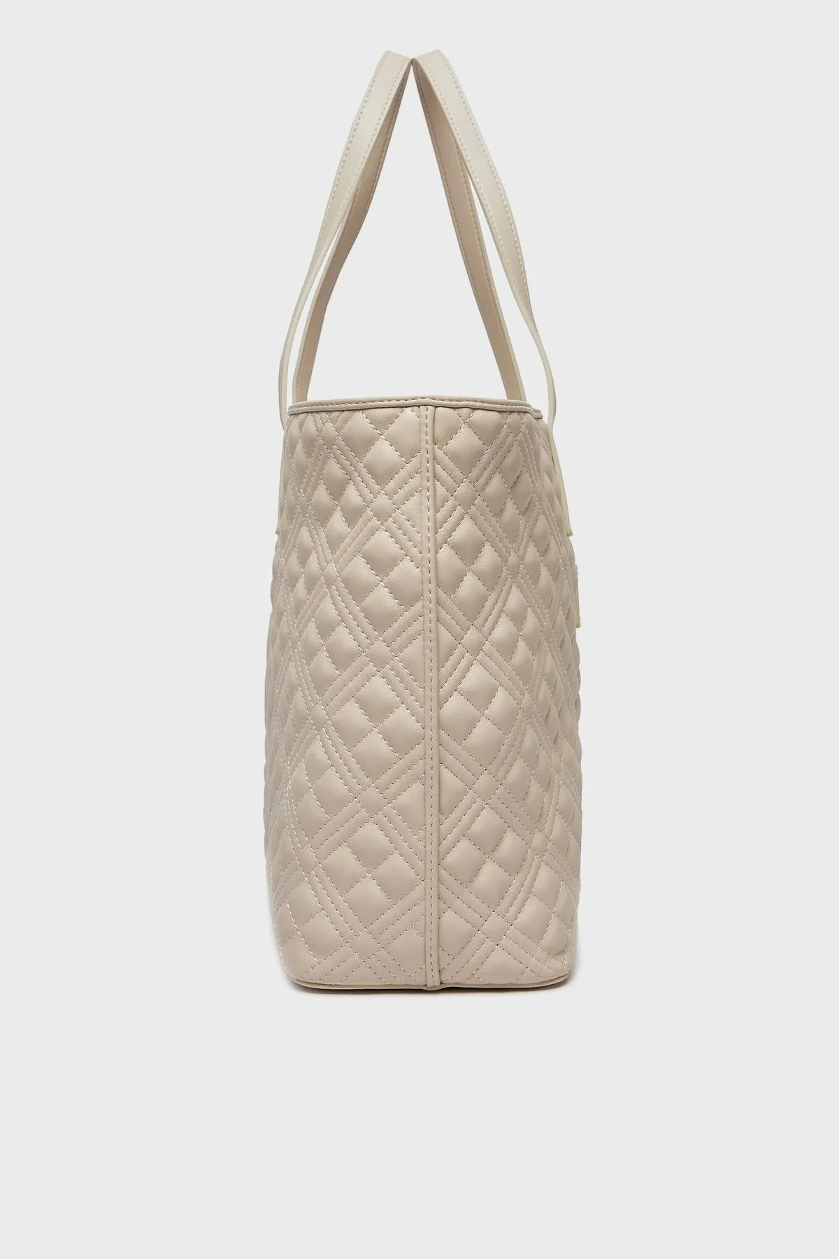 Love Moschino Logolu Kapitone Bayan Çanta JC4166PP0ILA0110 TAŞ - 3
