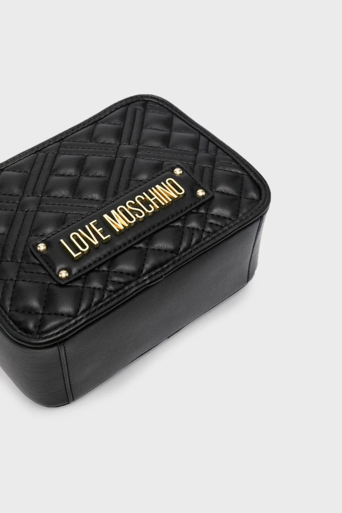 Love Moschino Logolu Kapitone Bayan Çanta JC4167PP0HLA0000 SİYAH - 4