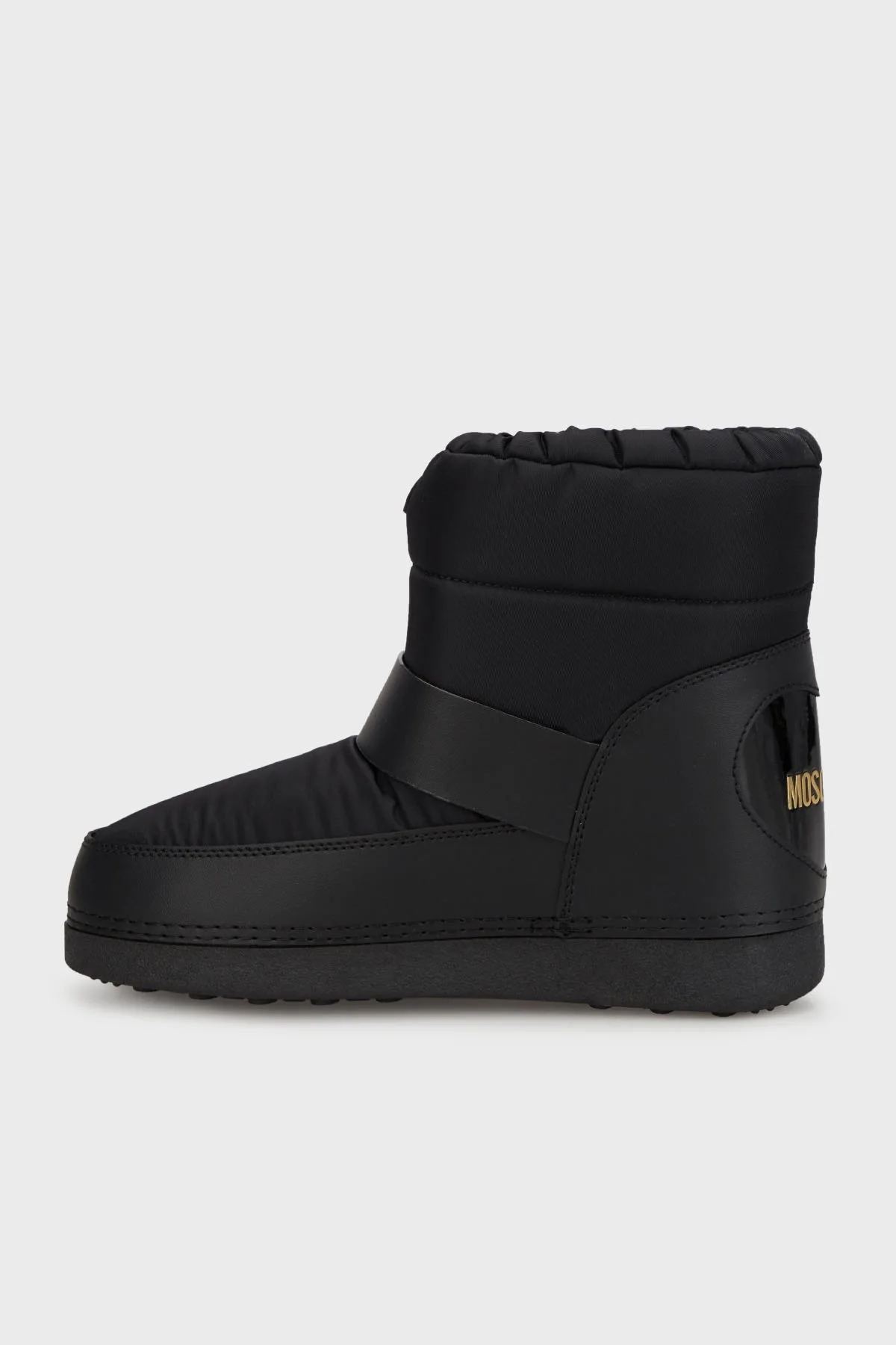 Love Moschino Logolu Kapitoneli Bayan Kar Botu JA24062G0LISB00A SİYAH - 3