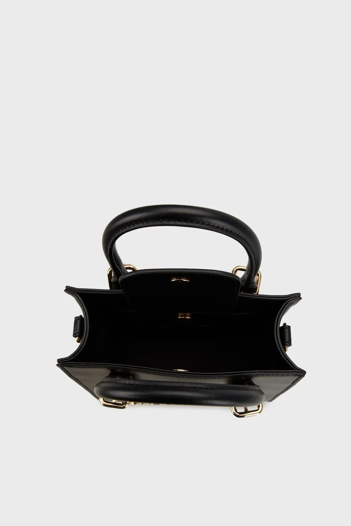 Love Moschino Logolu Kemer Detaylı Çıkarılabilir Askılı Bayan Çanta JC4362PP0LK1200A SİYAH - 3