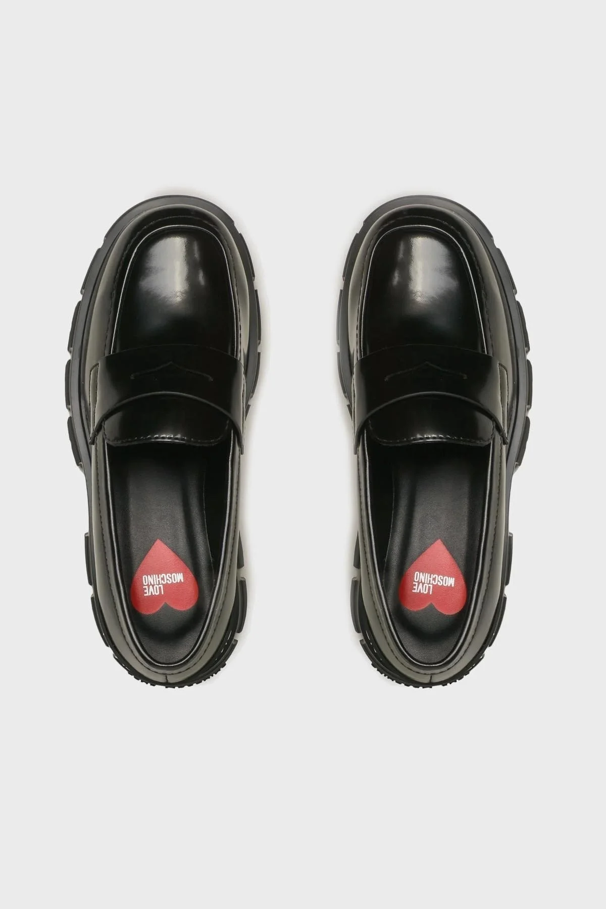 Love Moschino Logolu Makosen Bayan Ayakkabı JA10045G1HIB0000 SİYAH - 5