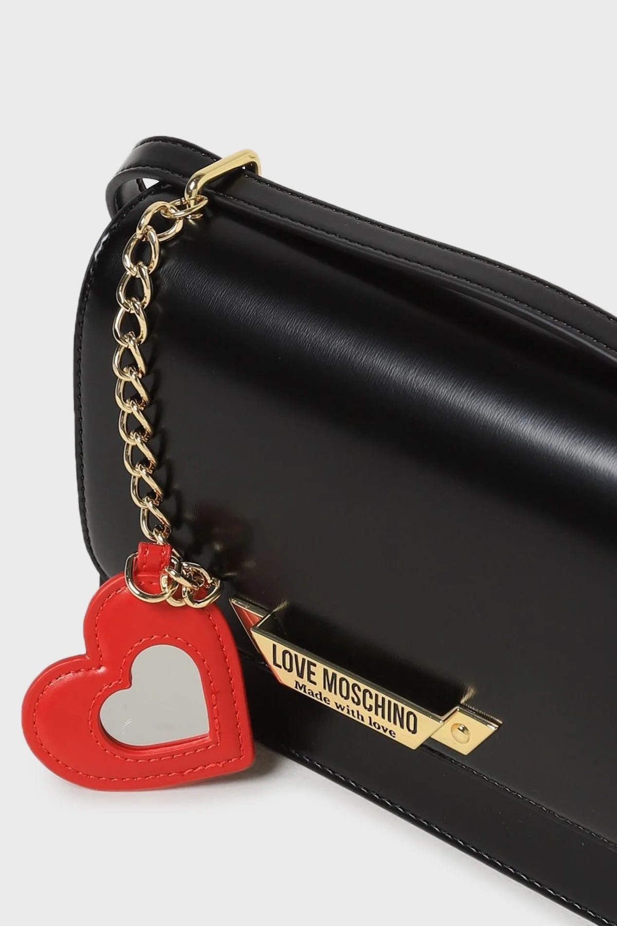 Love Moschino Logolu Mini Bayan Çanta JC4139PP1LLM1000 SİYAH - 3