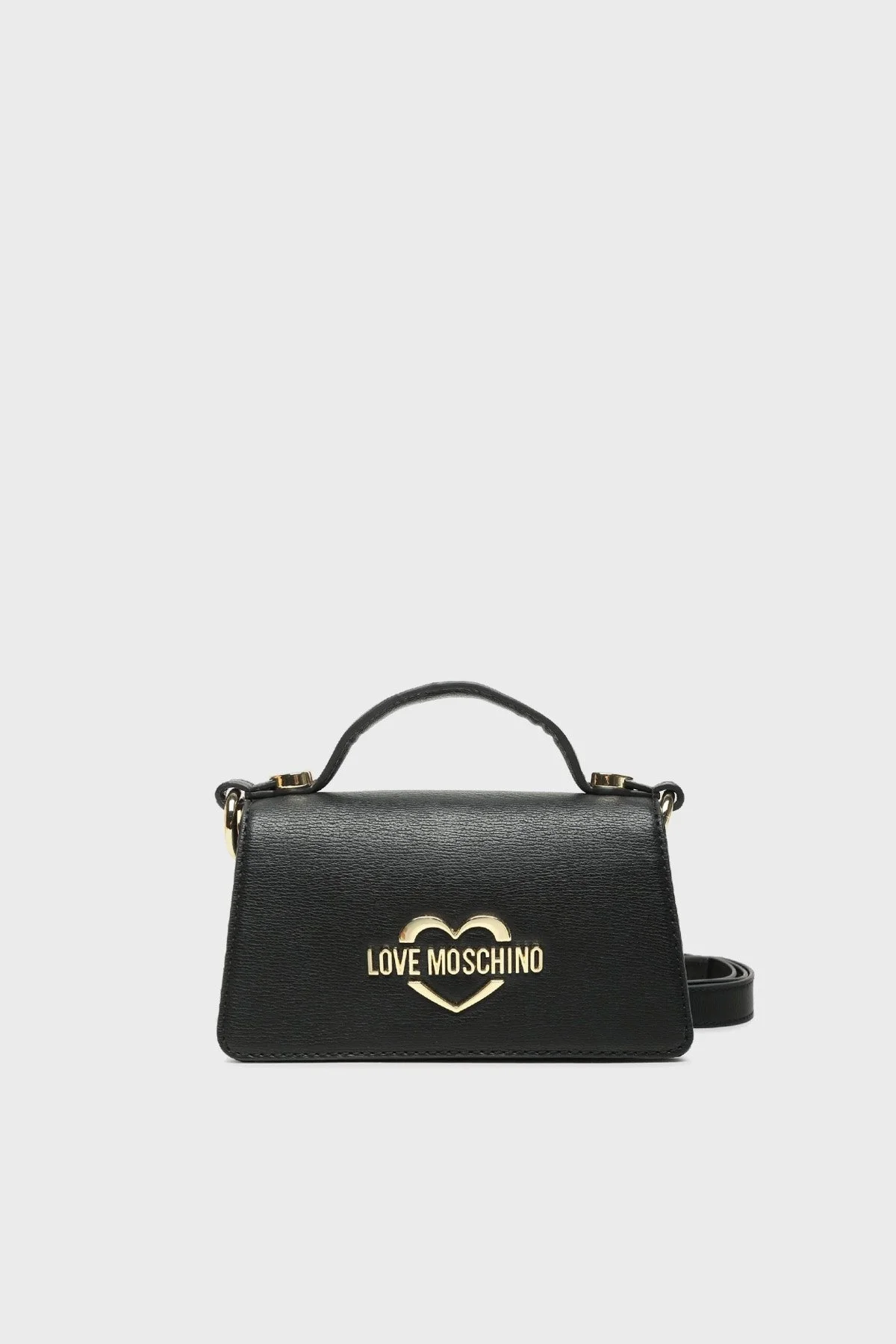 Love Moschino Logolu Mini Cüzdan Detaylı Ayarlanabilir Omuz Askılı Bayan Çanta JC4084PP1HLD0000 SİYAH - 2
