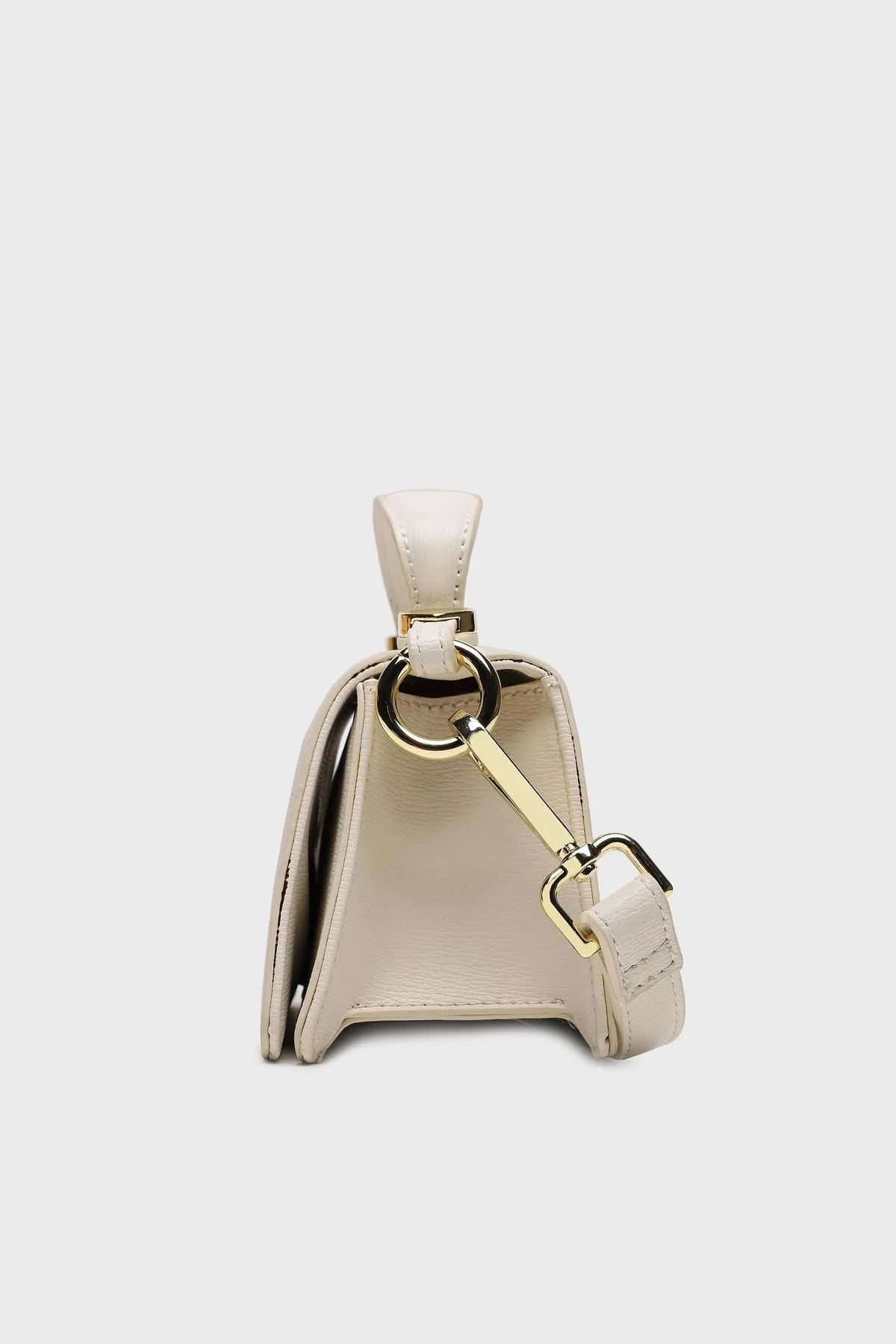 Love Moschino Logolu Mini Cüzdan Detaylı Ayarlanabilir Omuz Askılı Bayan Çanta JC4084PP1HLD0110 EKRU - 3