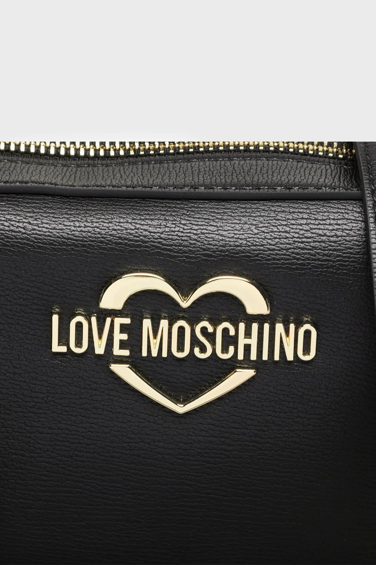 Love Moschino Logolu Mini Cüzdanlı Zincir Askılı Hakiki Deri Bayan Çanta JC4071PP1HLD0000 SİYAH - 3
