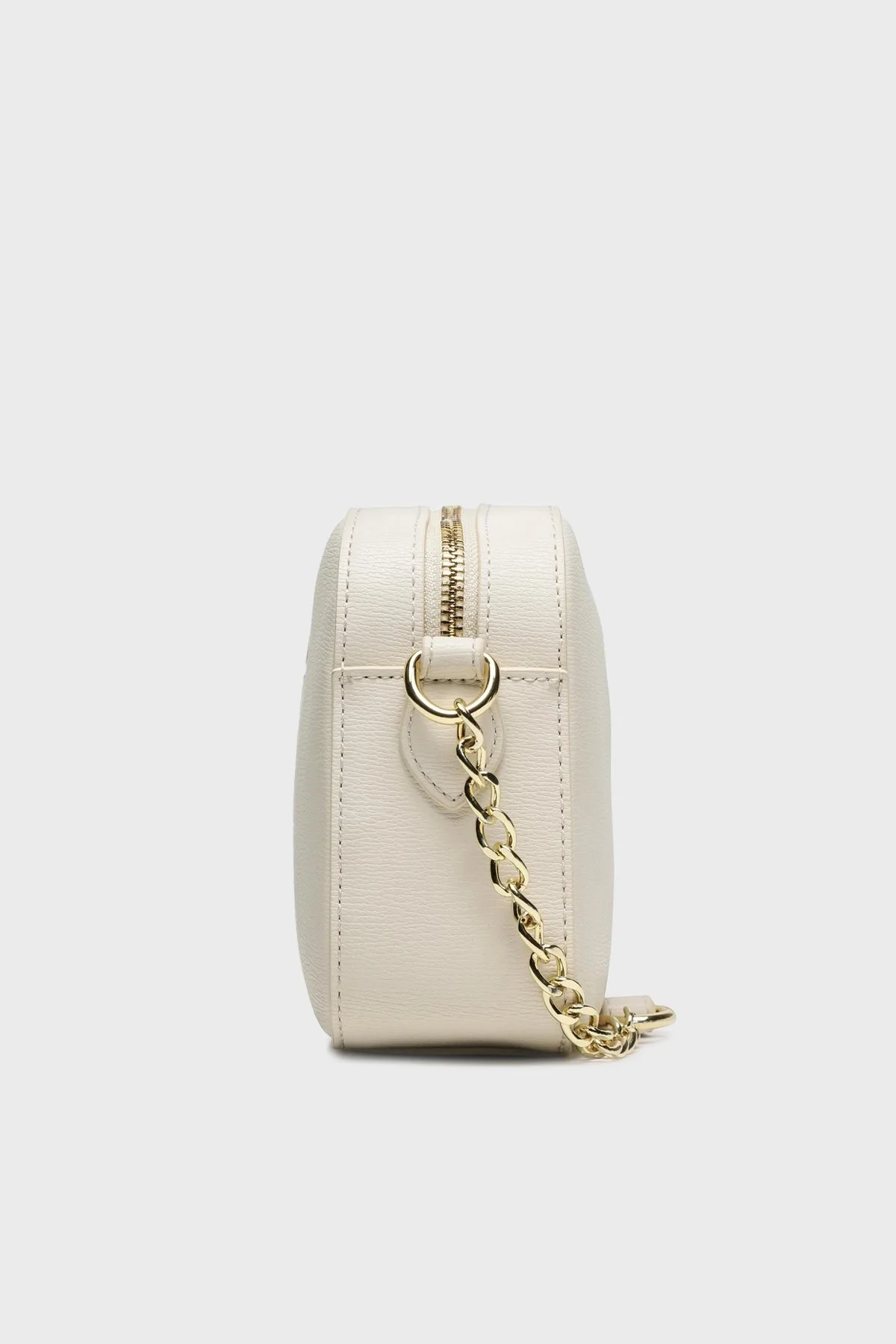 Love Moschino Logolu Mini Cüzdanlı Zincir Askılı Hakiki Deri Bayan Çanta JC4071PP1HLD0110 BEYAZ - 4