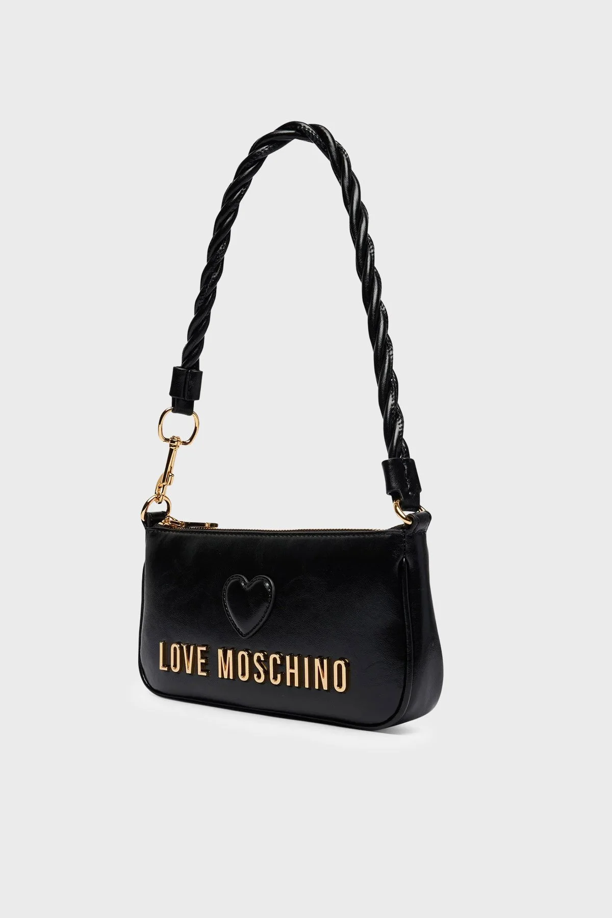 Love Moschino Logolu Omuz Askılı Kadın Çanta JC4132PP1PL1100A Siyah - 4