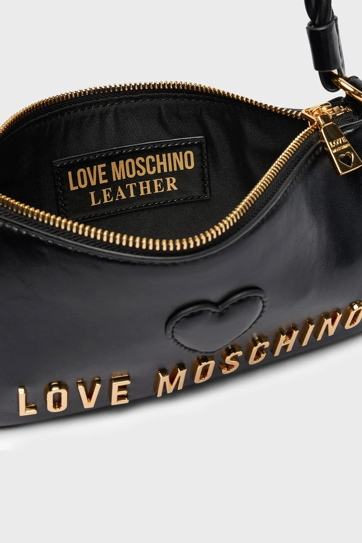 Love Moschino Logolu Omuz Askılı Kadın Çanta JC4132PP1PL1100A Siyah - 5