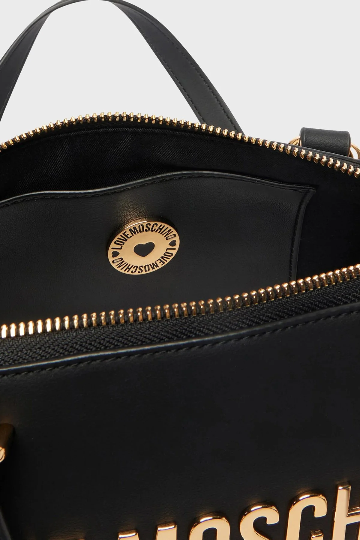 Love Moschino Logolu Omuz Askılı Kadın Çanta JC4184PP1PKD0000 Siyah - 4