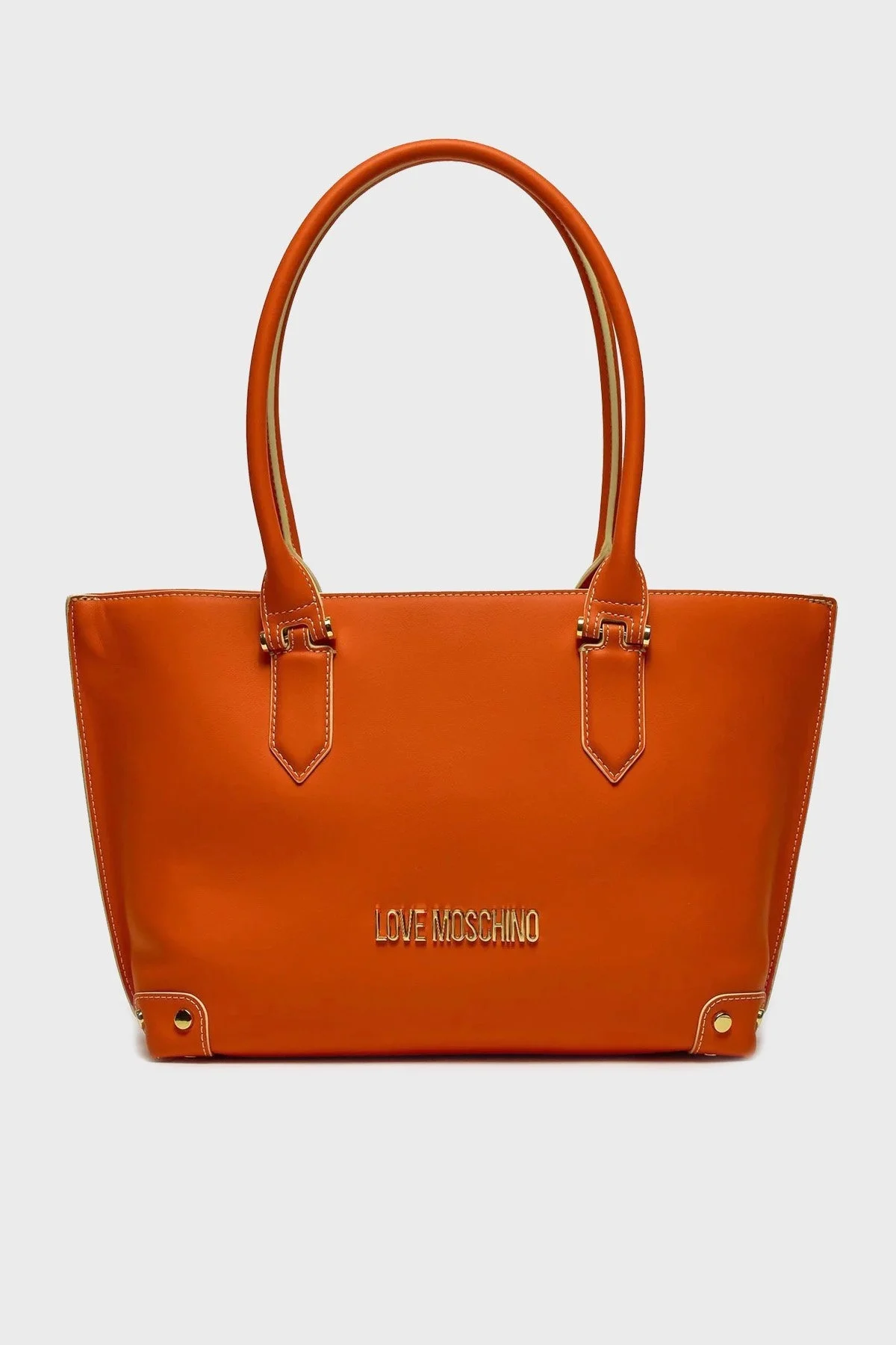 Love Moschino Logolu Omuz Askılı Tote Bayan Çanta JC4245PP0IKU0459 TURUNCU - 1