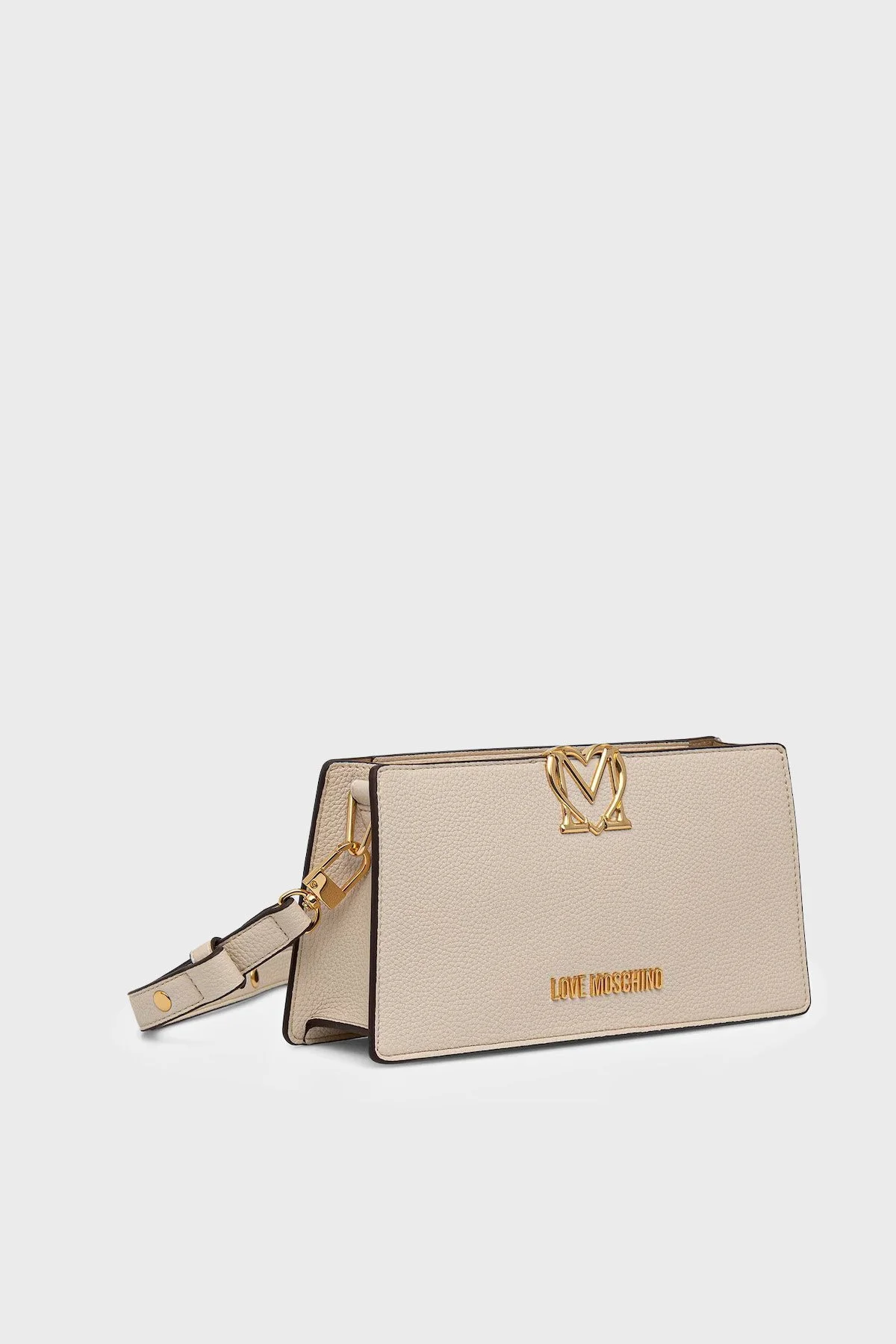 Love Moschino Logolu Sabit Askılı Kadın Çanta JC4128PP1OLM0110 KREM - 4