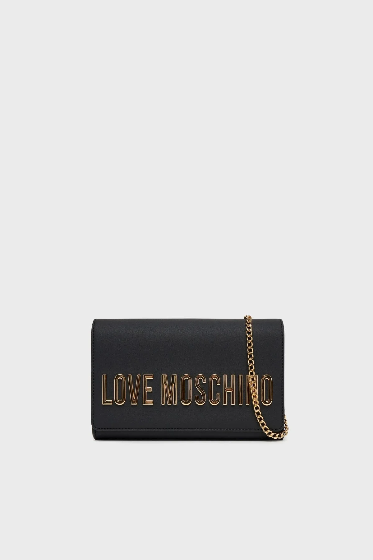 Love Moschino Logolu Sabit Zincir Askılı Bayan Çanta JC4103PP1NKD0000 SİYAH - 1