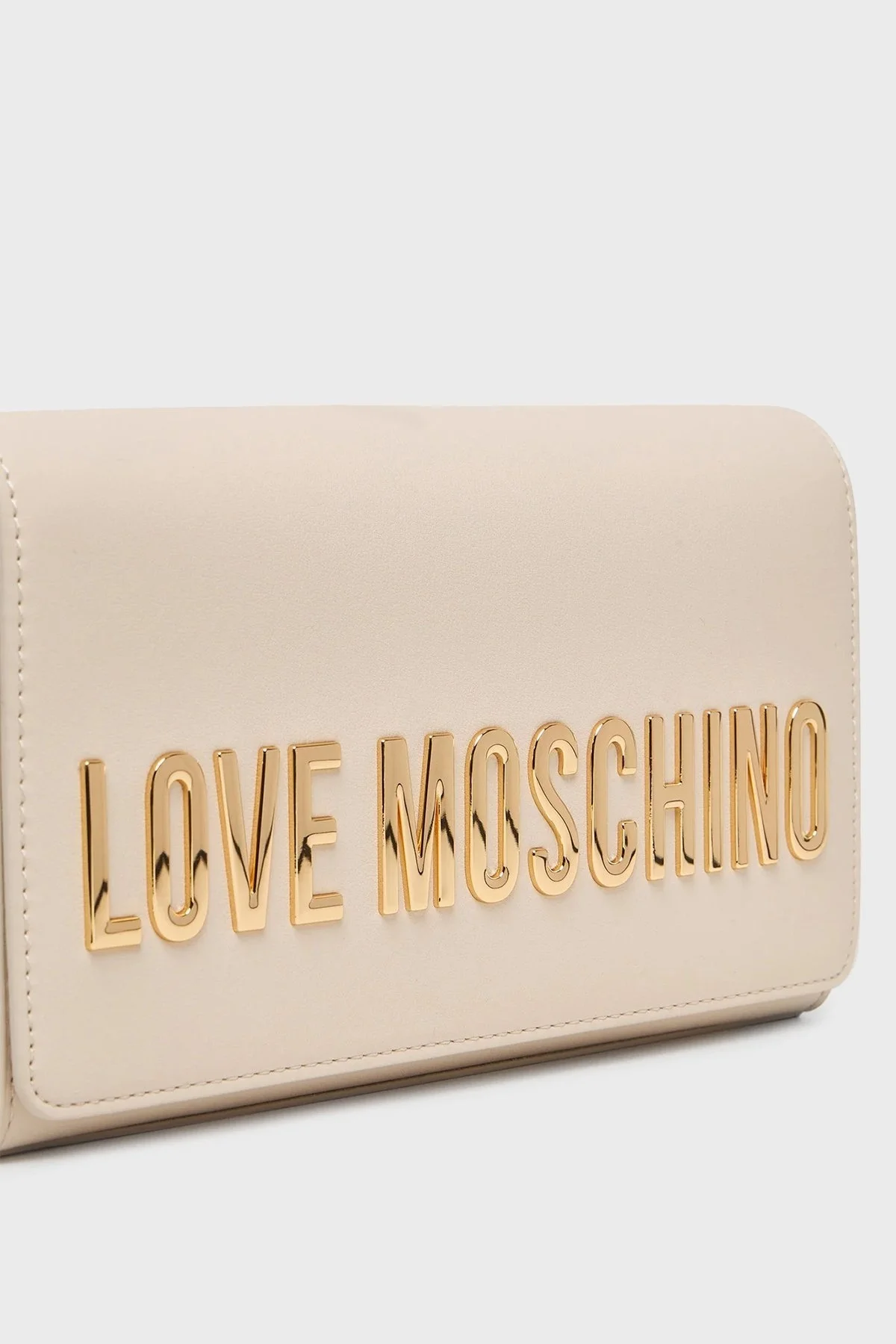 Love Moschino Logolu Sabit Zincir Askılı Bayan Çanta JC4103PP1NKD0110 BEJ - 6