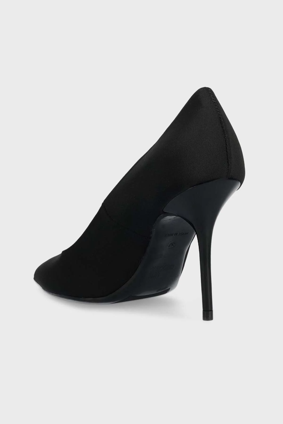 Love Moschino Logolu Sivri Burun Topuklu Bayan Ayakkabı JA10089G0GIM0000 SİYAH - 3