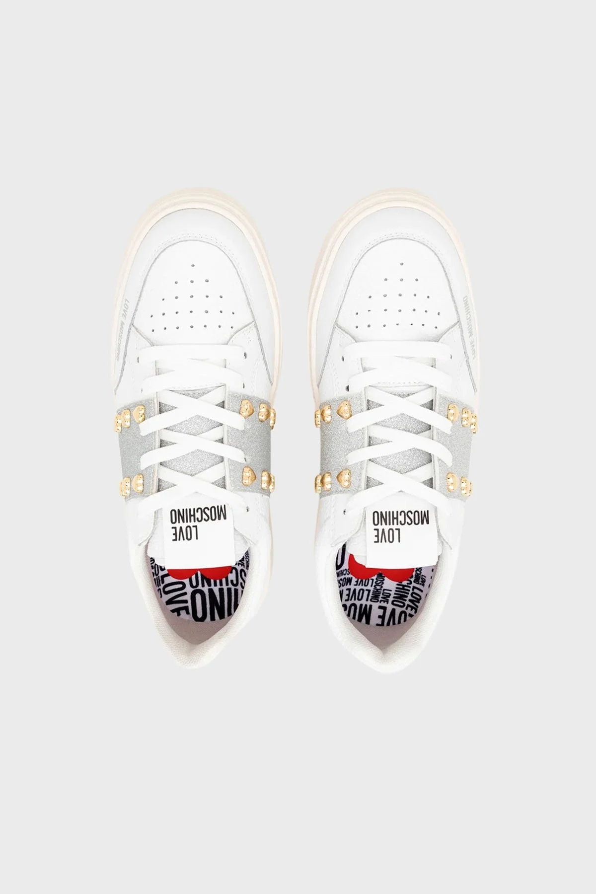 Love Moschino Logolu Sneaker Bayan Ayakkabı JA15284G1IJC610A BEYAZ - 3
