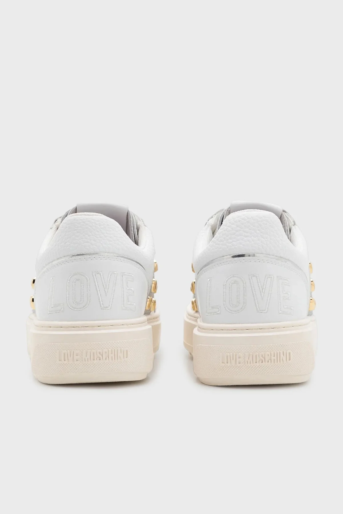 Love Moschino Logolu Sneaker Bayan Ayakkabı JA15284G1IJC610A BEYAZ - 4
