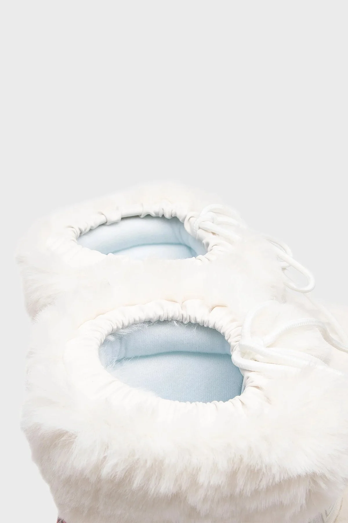 Love Moschino Logolu Suni Kürklü Bayan Kar Botu JA24432G0FIT2100 BEYAZ - 5