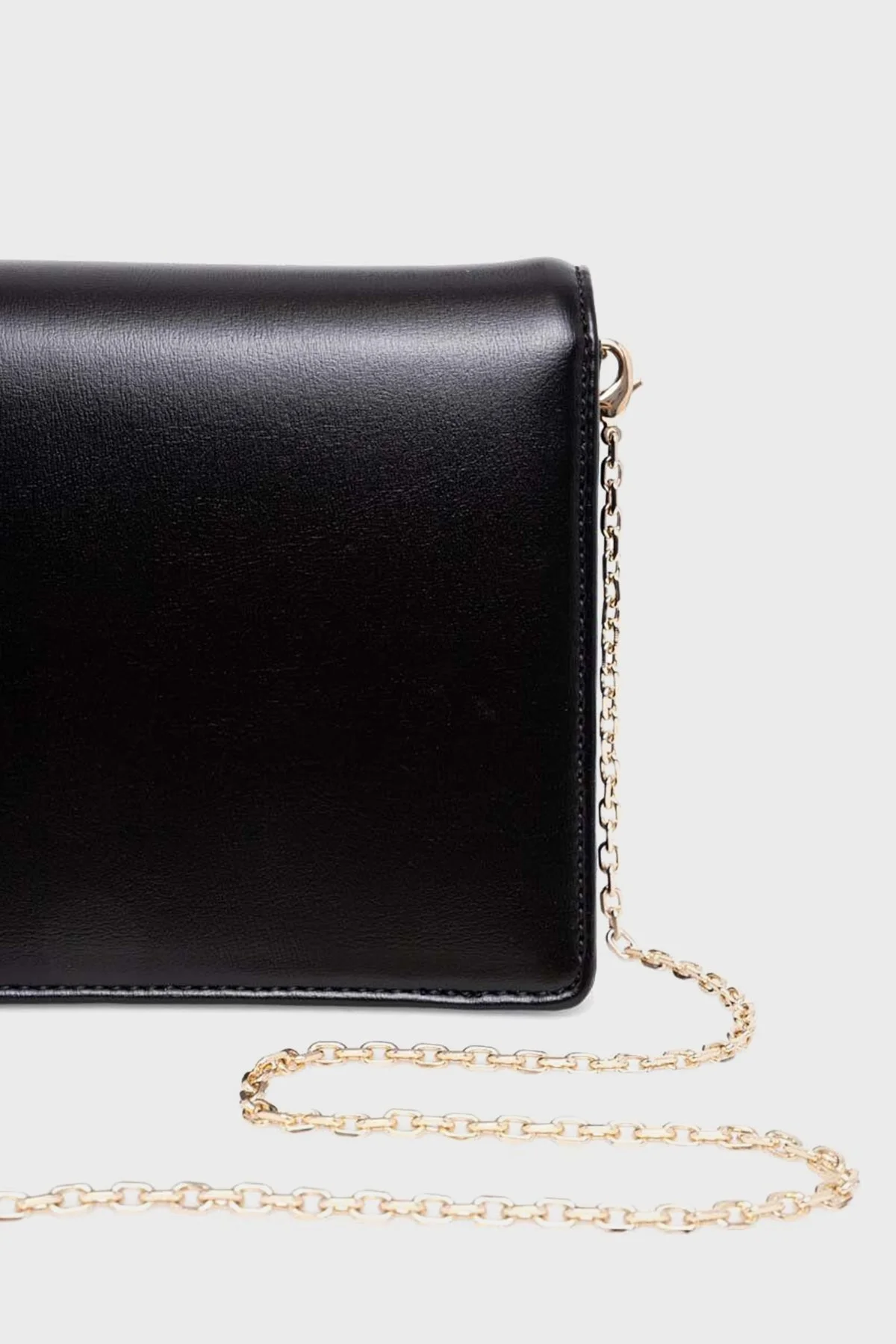 Love Moschino Logolu Suya Dayanıklı Çıkarılabilir Zincir Askılı Bayan Çanta JC4095PP1HLL0000 SİYAH - 3