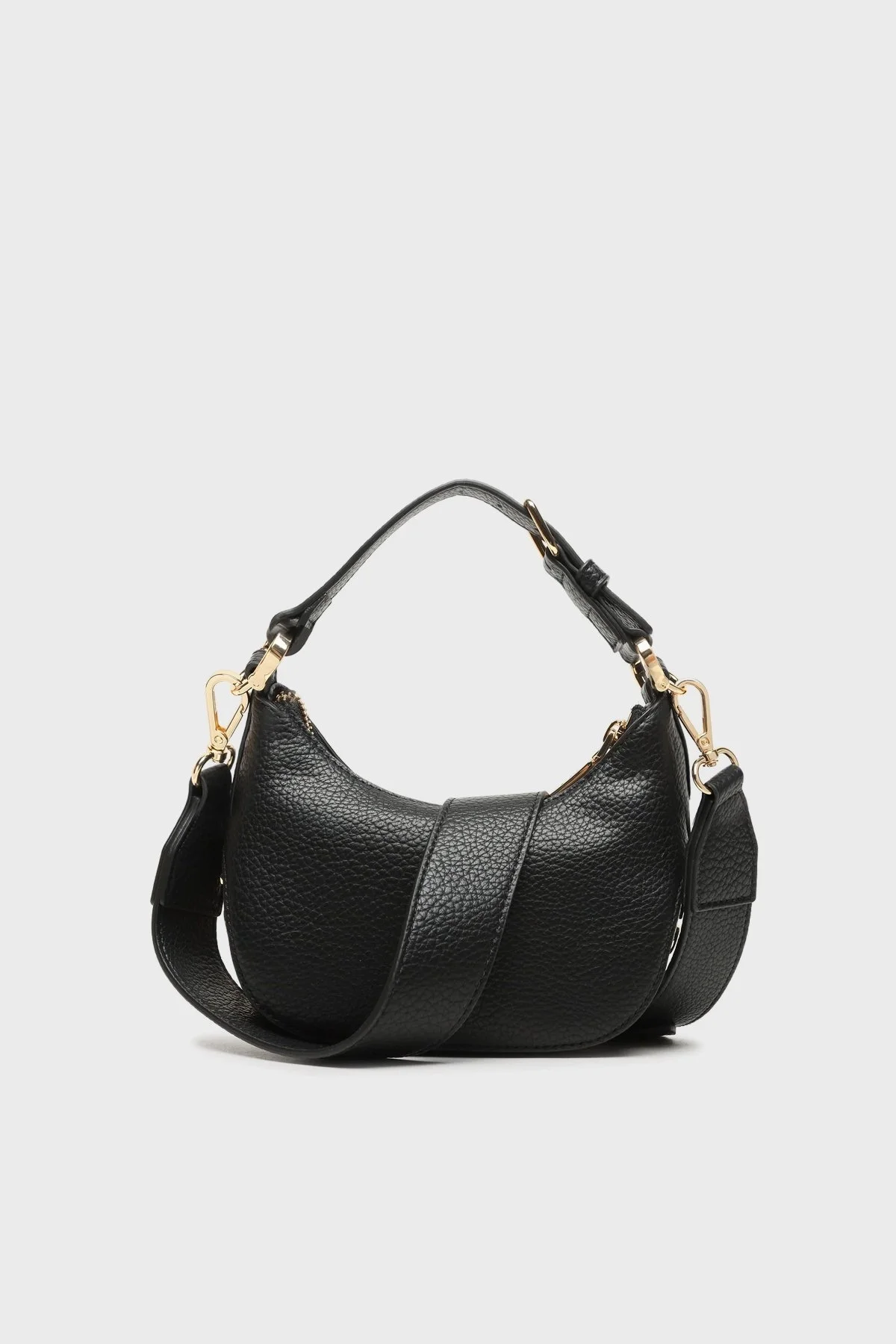 Love Moschino Logolu Suya Dayanıklı Uzatma Askılı Bayan Çanta JC4019PP1HLT0000 SİYAH - 4