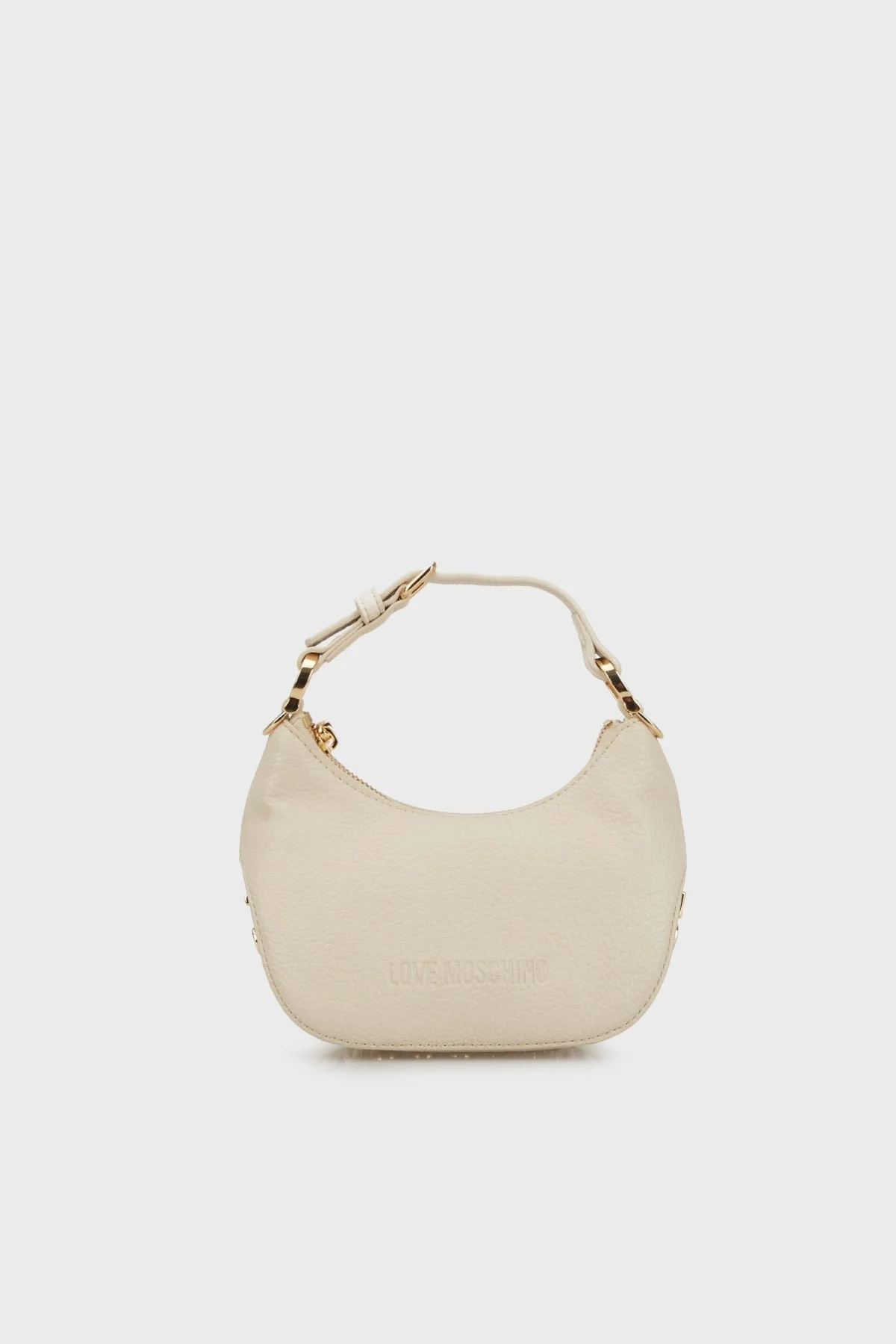 Love Moschino Logolu Suya Dayanıklı Uzatma Askılı Bayan Çanta JC4019PP1HLT0110 EKRU - 1