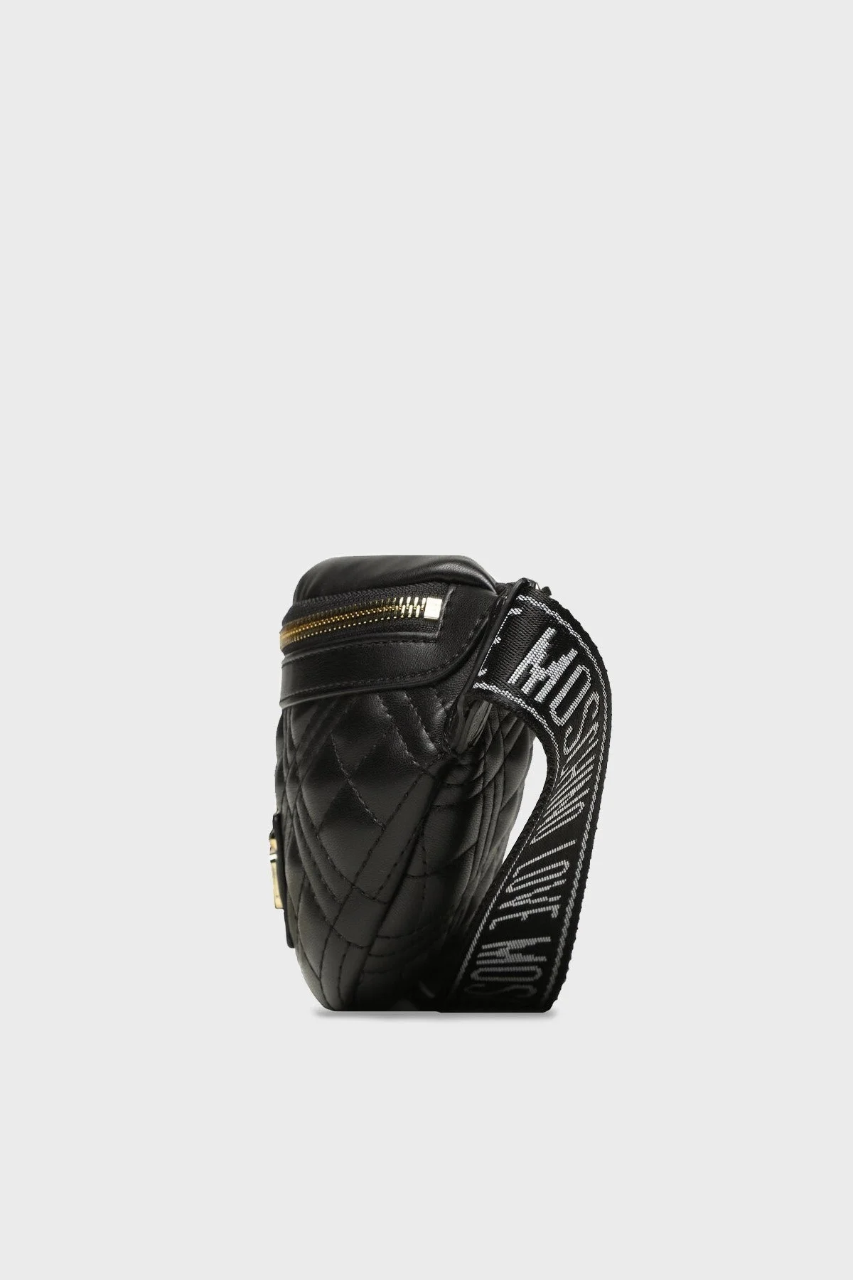 Love Moschino Logolu Tokalı Ayarlanabilir Kemerli Bayan Bel Çantası JC4003PP1HLA0000 SİYAH - 3