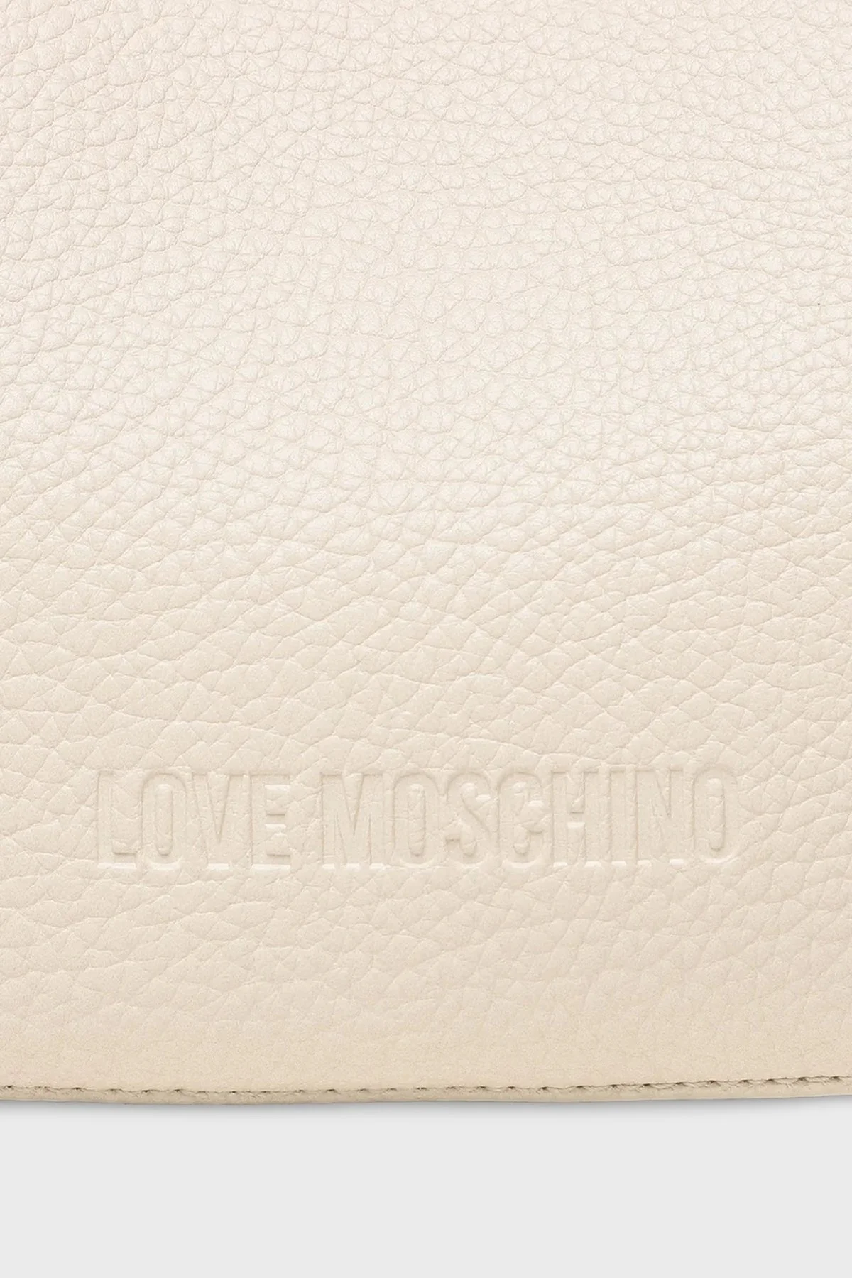 Love Moschino Logolu Uzatma Askılı Bayan Çanta JC4018PP1HLT0110 EKRU - 3