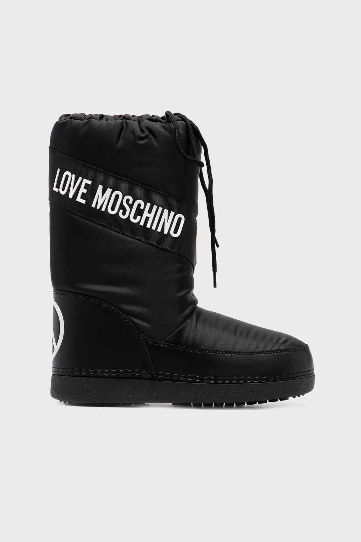 Love Moschino Logolu Yalıtımlı Su Geçirmez Soğuğa Karşı Dayanıklı Bayan Kar Botu JA24032G0HISA000 SİYAH - 1