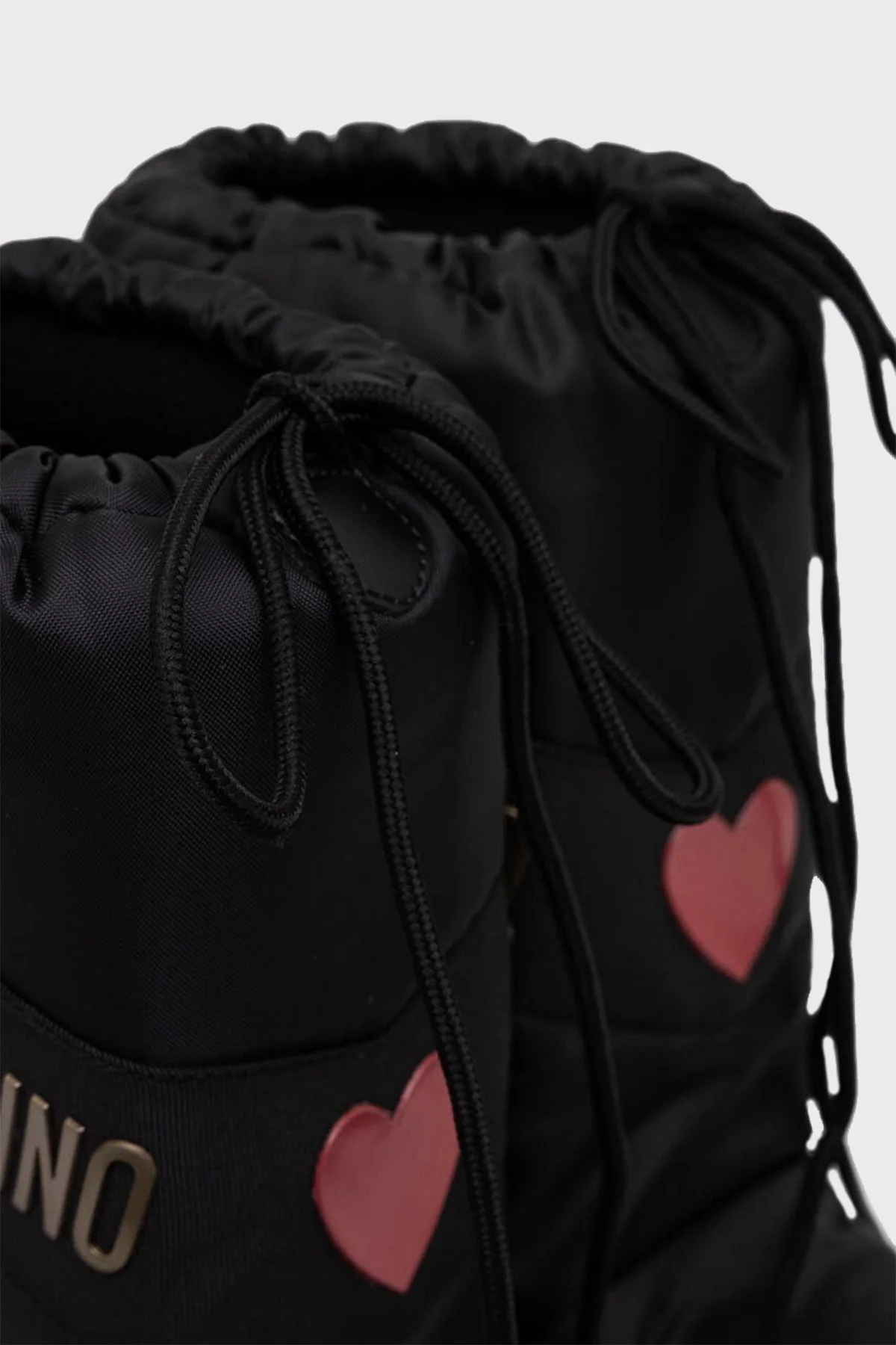 Love Moschino Logolu Yalıtımlı Su Geçirmez Soğuğa Karşı Dayanıklı Bayan Kar Botu JA24032G0HISY000 SİYAH - 4