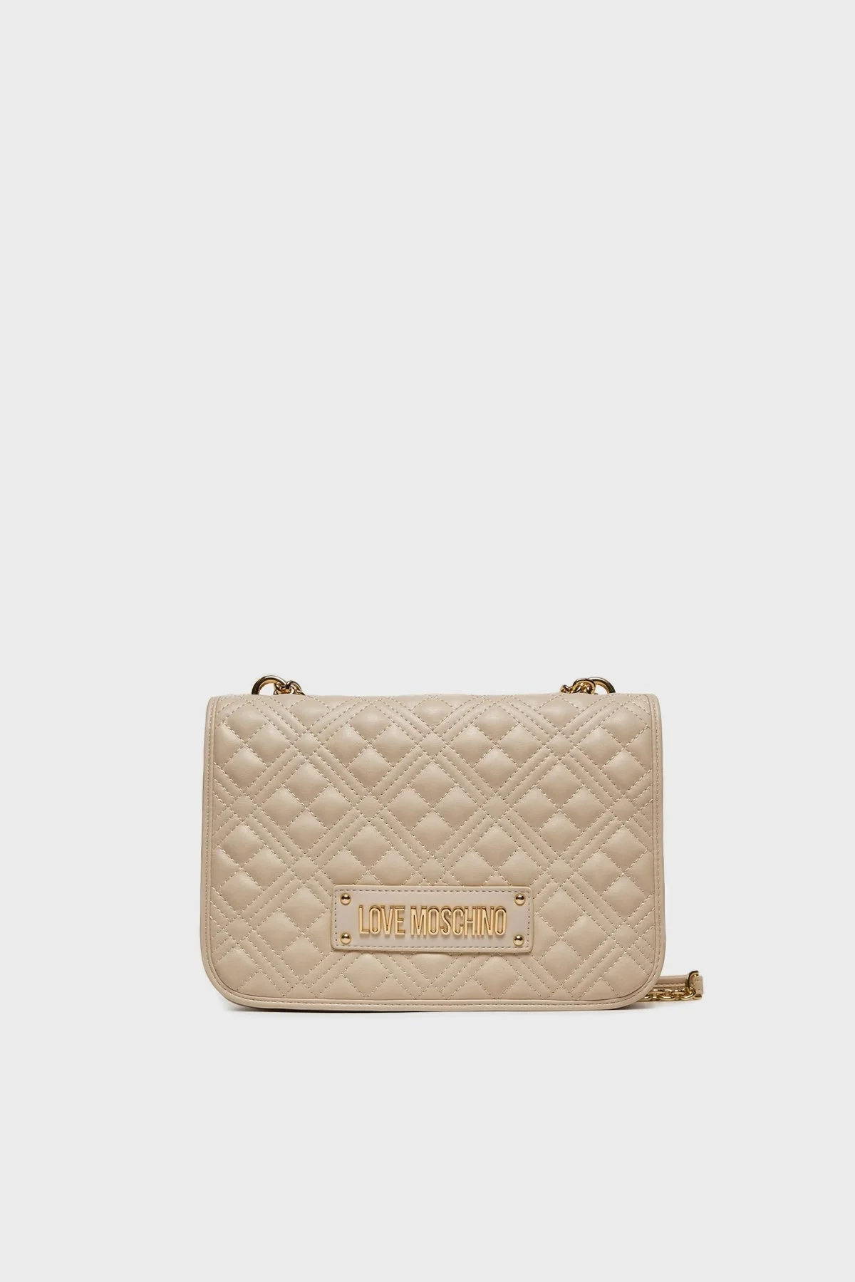 Love Moschino Logolu Zincir Askılı Bayan Çanta JC4000PP0ILA0110 TAŞ - 1