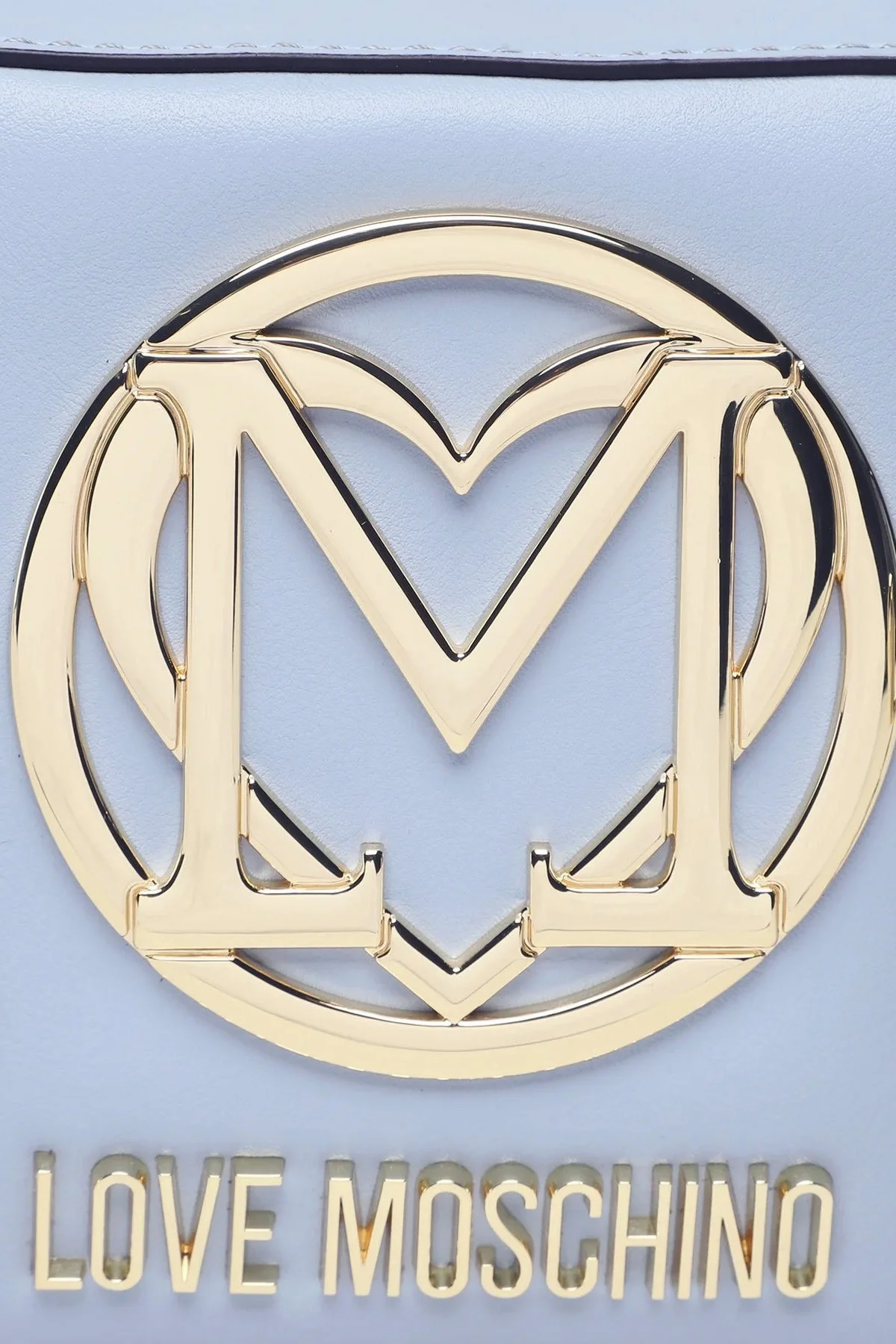 Love Moschino Logolu Zincir Askılı Bayan Çanta JC4033PP1GLD0700 MAVİ - 5