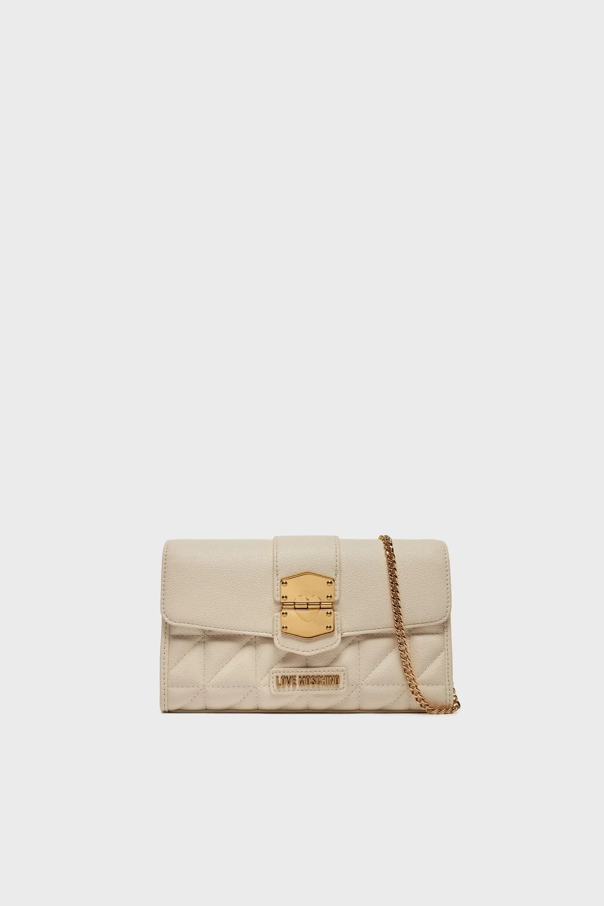 Love Moschino Logolu Zincir Askılı Bayan Çanta JC4053PP1ILI0129 BEJ - 1