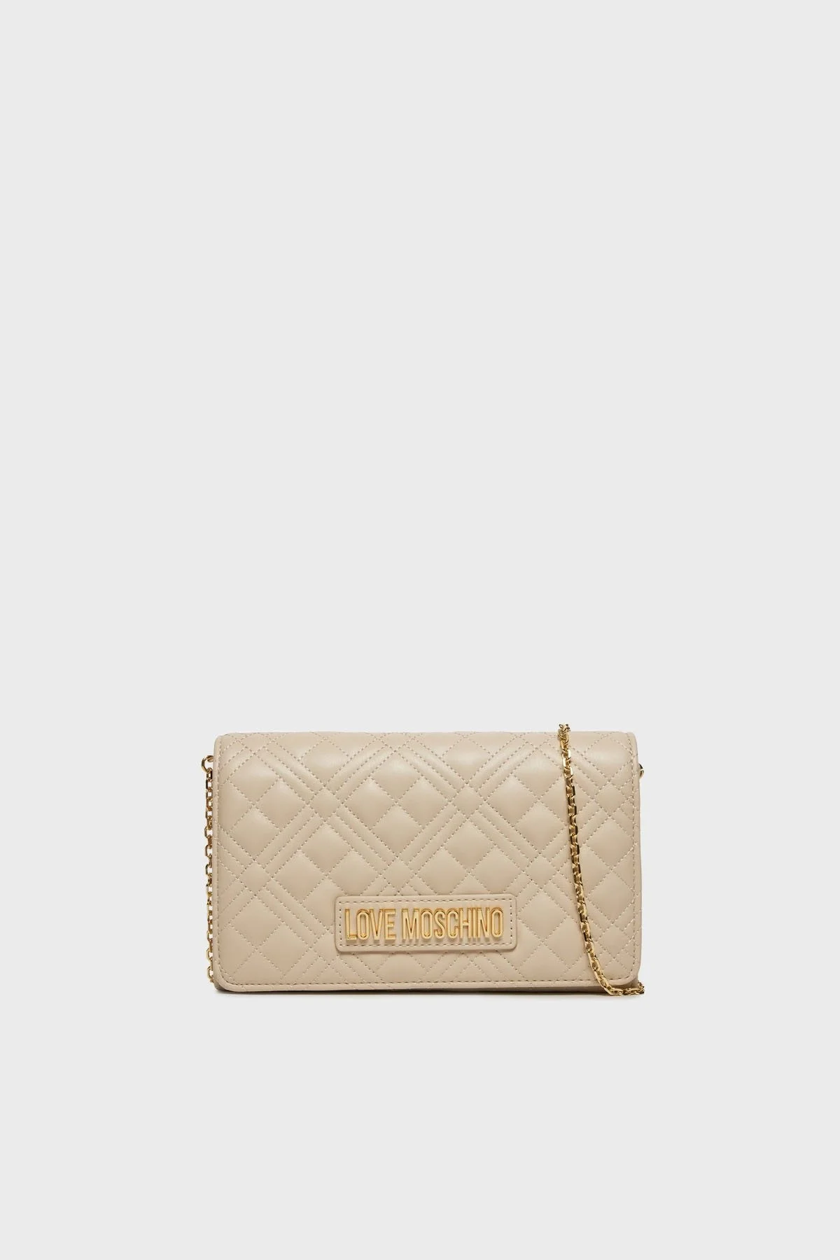 Love Moschino Logolu Zincir Askılı Bayan Çanta JC4079PP1ILA0110 BEJ - 1