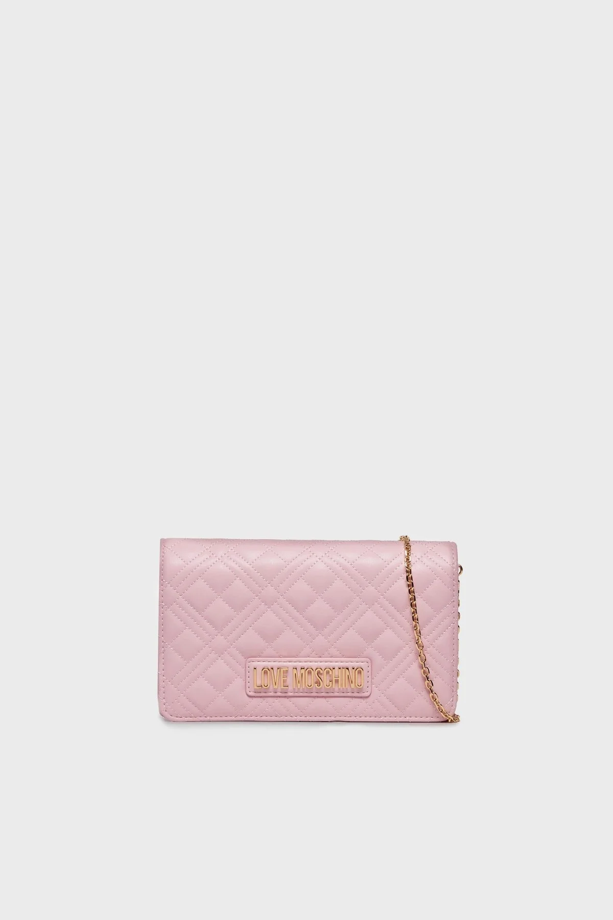 Love Moschino Logolu Zincir Askılı Bayan Çanta JC4079PP1ILA0601 PUDRA - 1