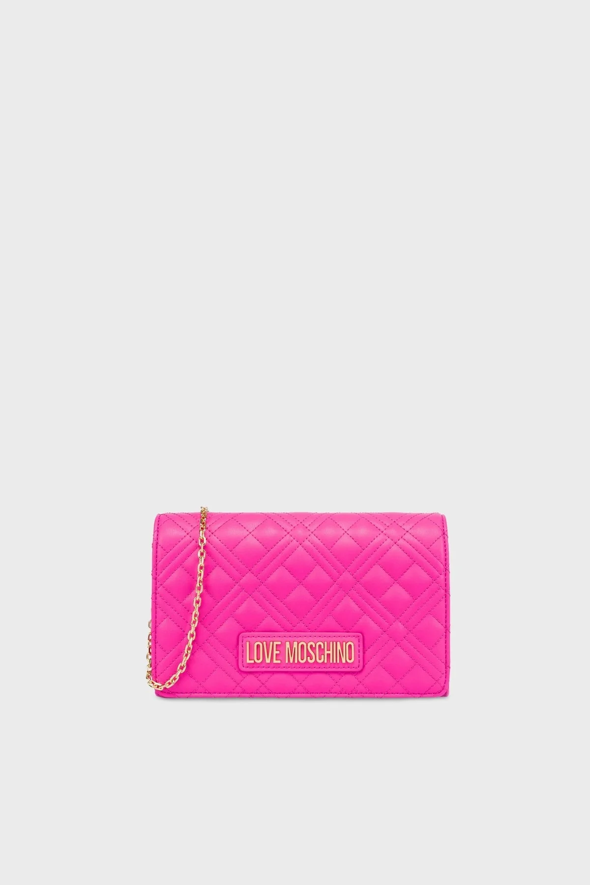 Love Moschino Logolu Zincir Askılı Bayan Çanta JC4079PP1ILA0615 FUŞYA - 1