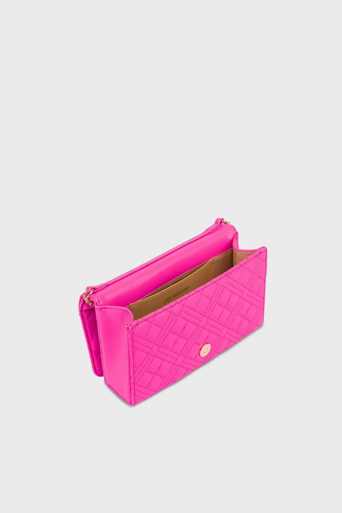Love Moschino Logolu Zincir Askılı Bayan Çanta JC4079PP1ILA0615 FUŞYA - 3