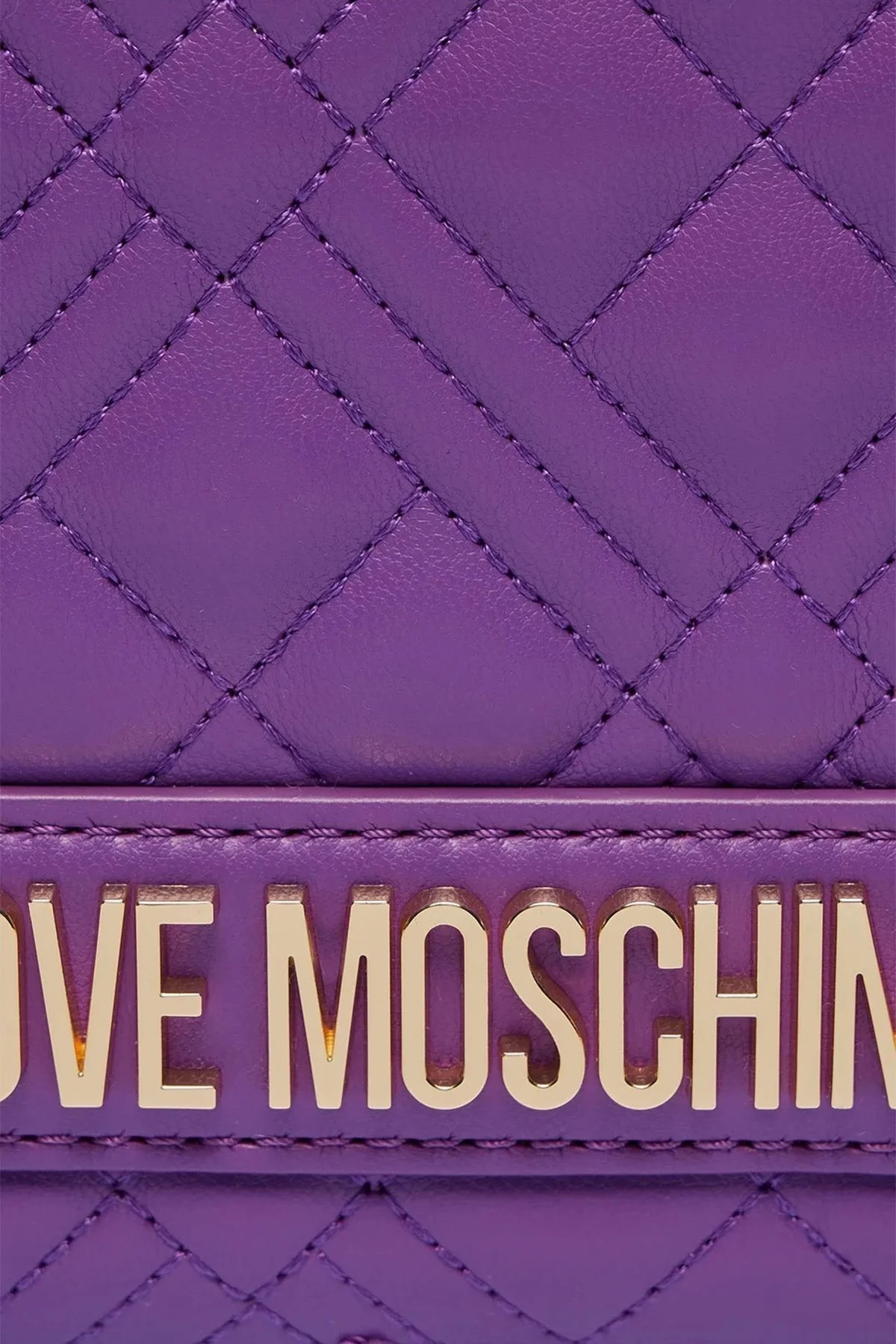 Love Moschino Logolu Zincir Askılı Bayan Çanta JC4079PP1ILA0650 MOR - 2