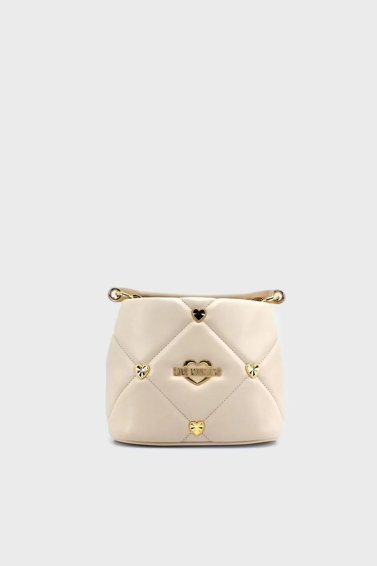 Love Moschino Logolu Zincir Askılı Bayan Çanta JC4082PP1GLZ0110 BEJ - 1