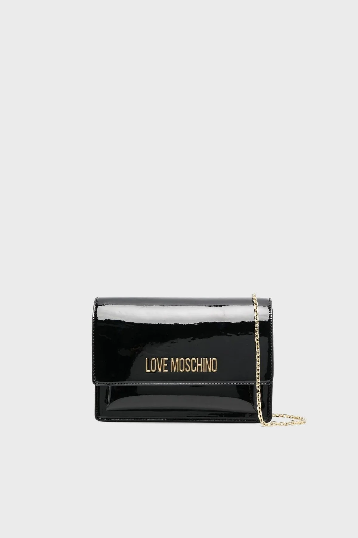 Love Moschino Logolu Zincir Askılı Bayan Çanta JC4095PP0GKR0000 SİYAH - 1
