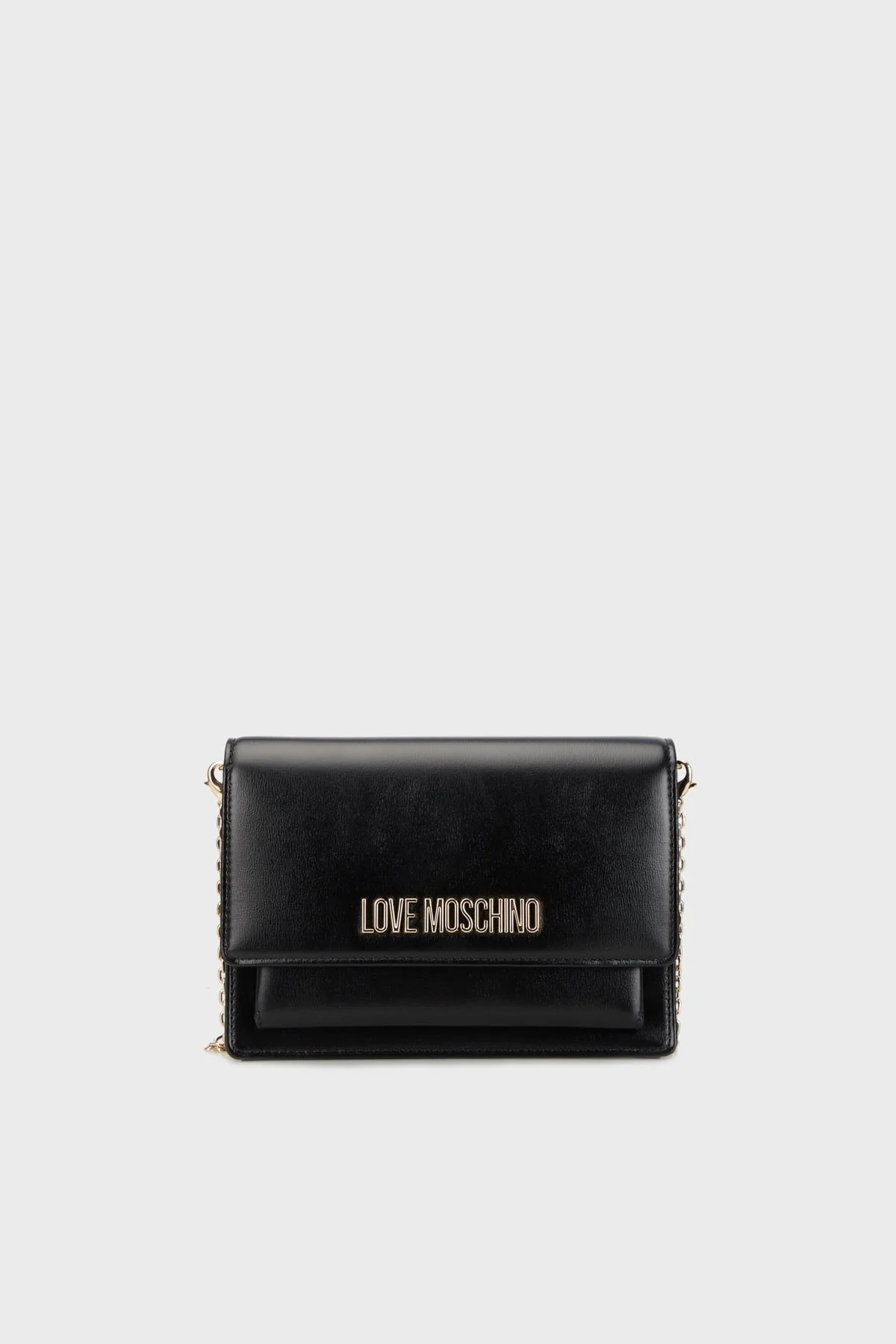 Love Moschino Logolu Zincir Askılı Bayan Çanta JC4095PP1ILL0000 SİYAH - 1