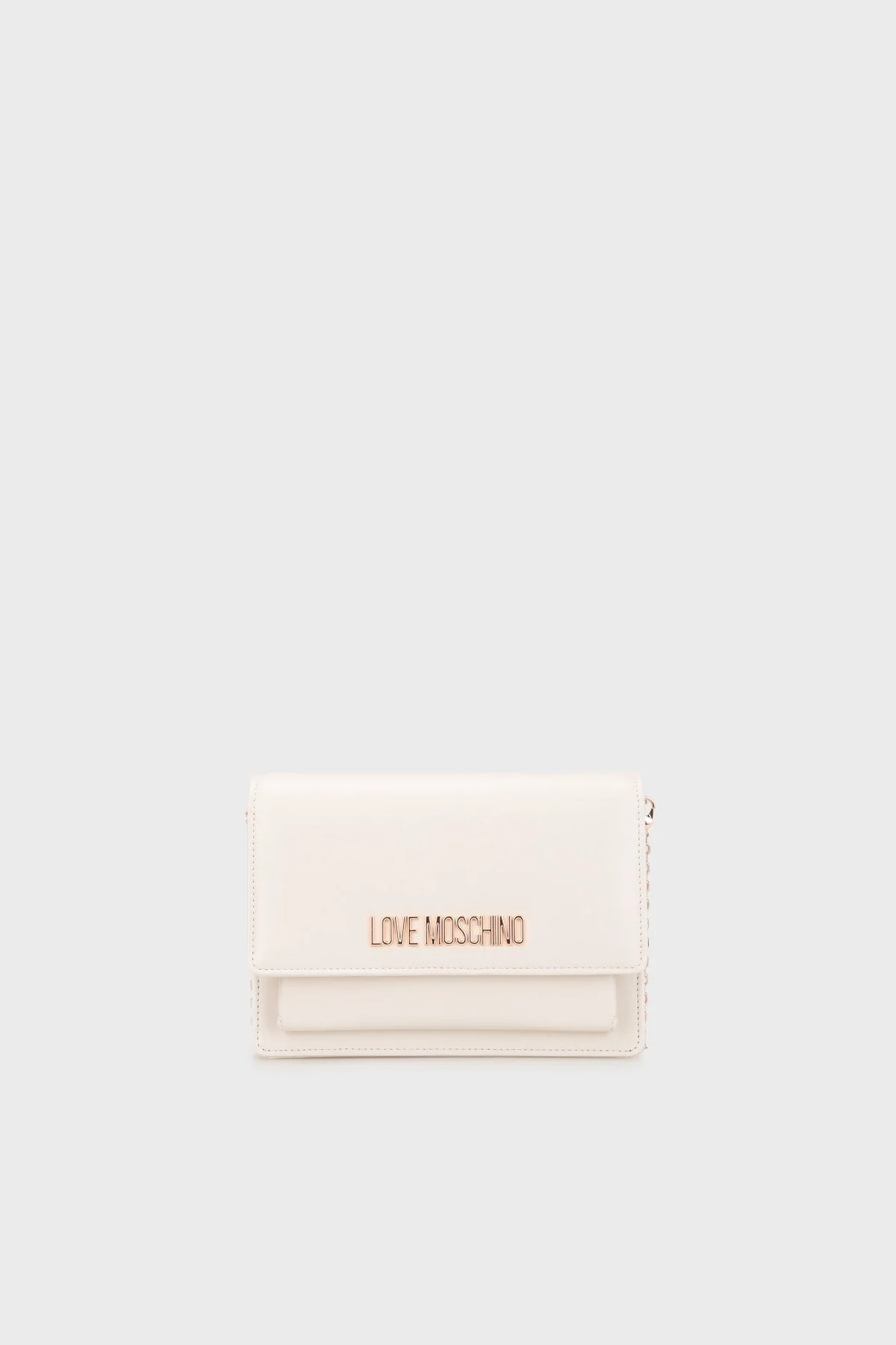 Love Moschino Logolu Zincir Askılı Bayan Çanta JC4095PP1ILL0110 BEJ - 1