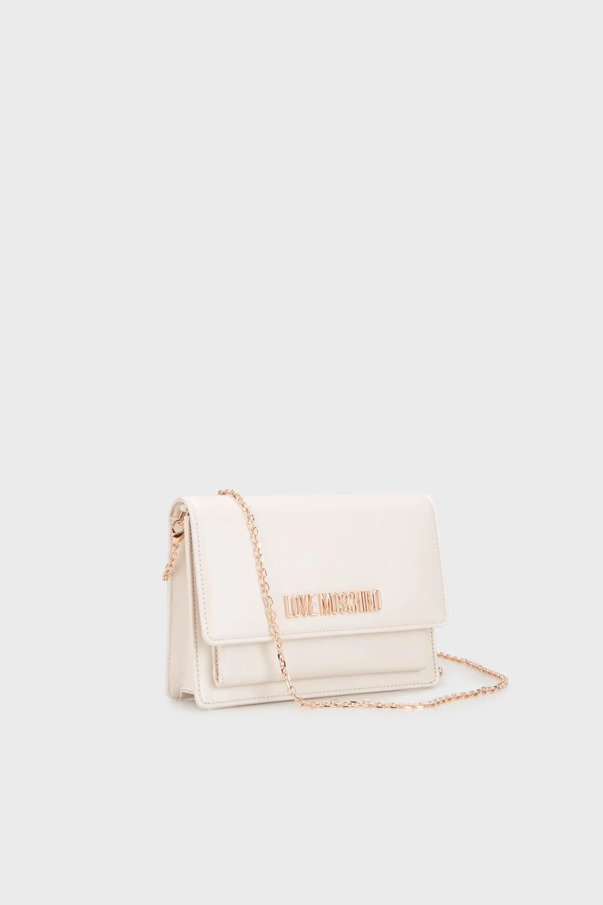 Love Moschino Logolu Zincir Askılı Bayan Çanta JC4095PP1ILL0110 BEJ - 2