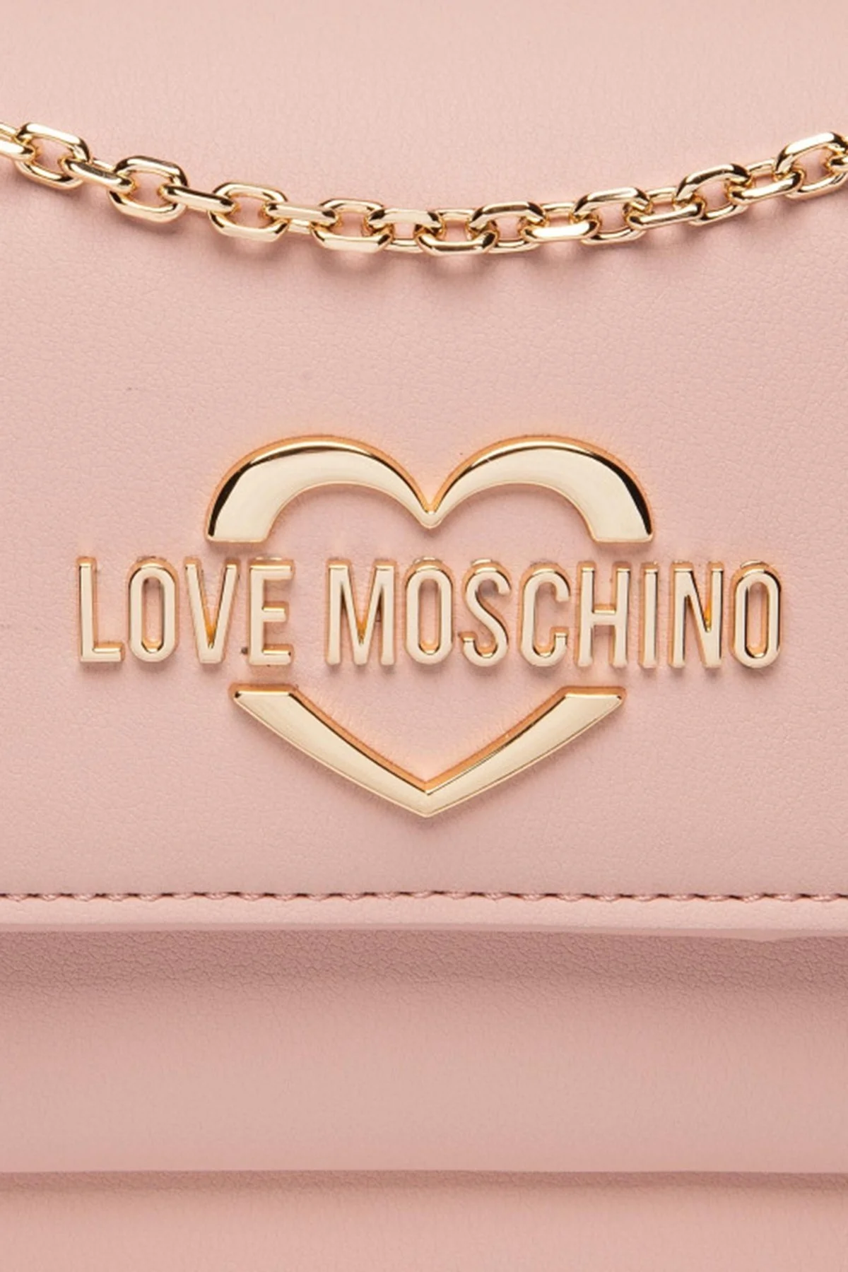 Love Moschino Logolu Zincir Askılı Bayan Çanta JC4096PP1FLM0601 PUDRA - 6