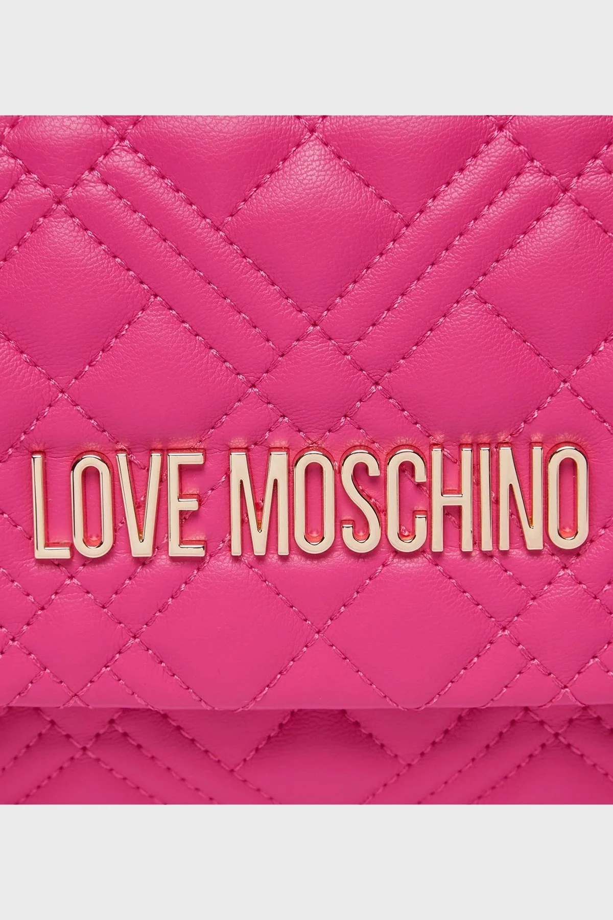 Love Moschino Logolu Zincir Askılı Bayan Çanta JC4097PP0HLA0604 FUŞYA - 2