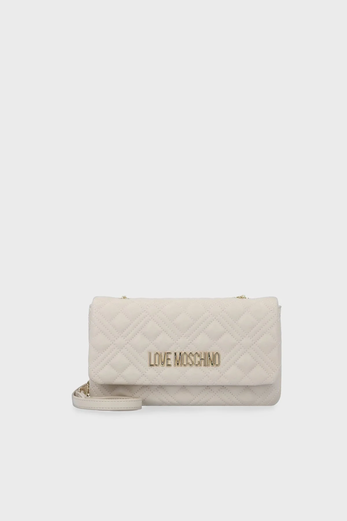 Love Moschino Logolu Zincir Askılı Bayan Çanta JC4097PP1ILA0110 BEJ - 1