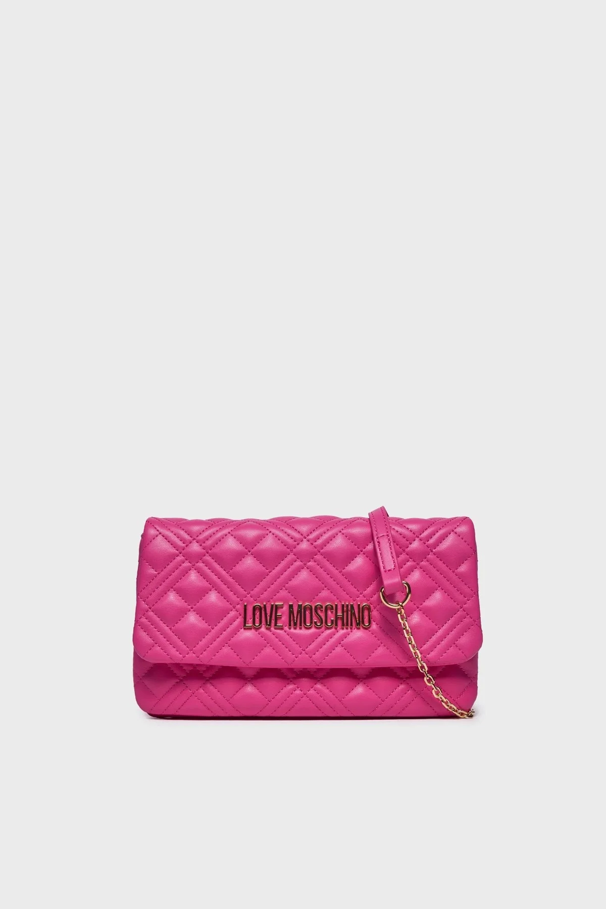 Love Moschino Logolu Zincir Askılı Bayan Çanta JC4097PP1ILA0615 FUŞYA - 1