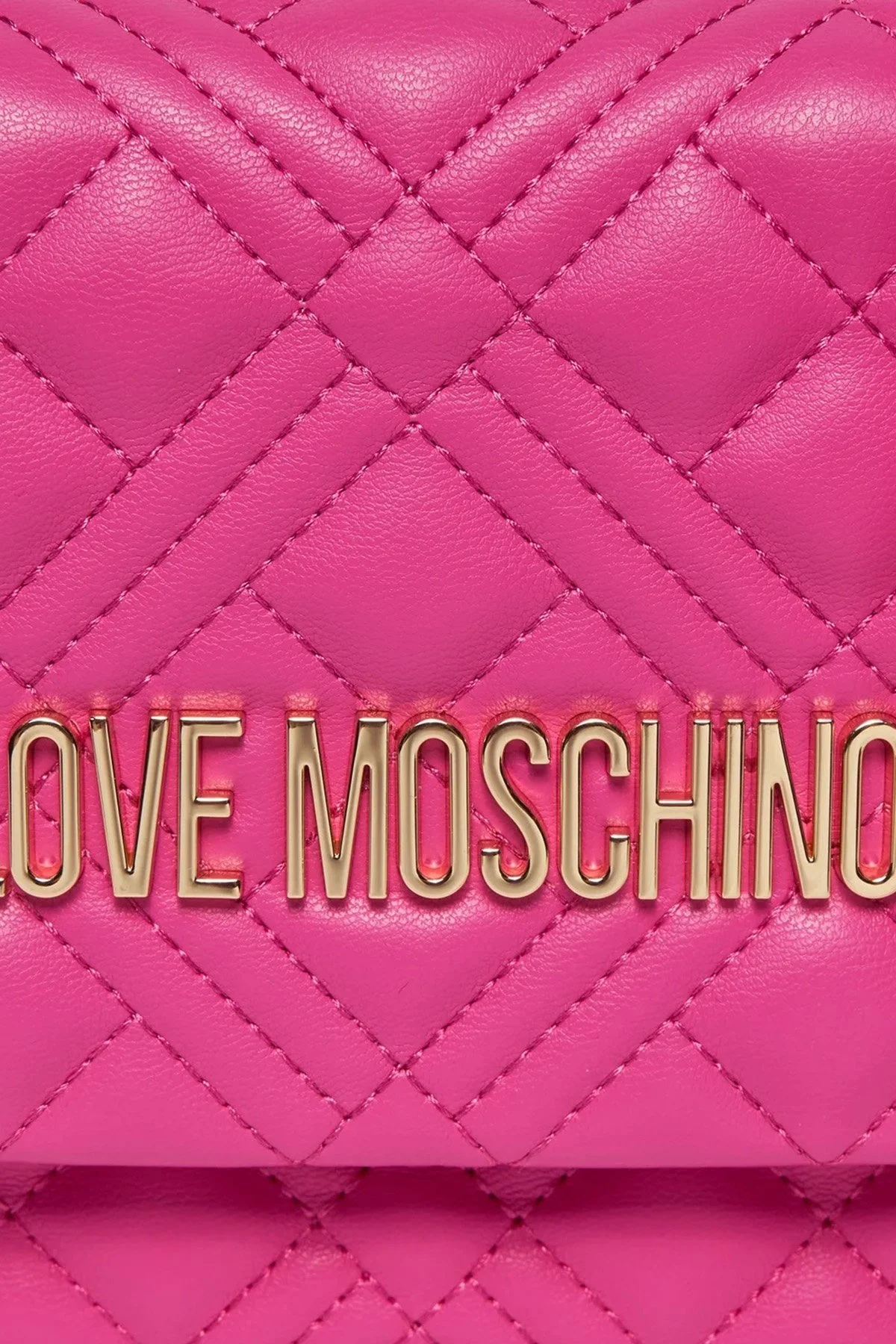 Love Moschino Logolu Zincir Askılı Bayan Çanta JC4097PP1ILA0615 FUŞYA - 2